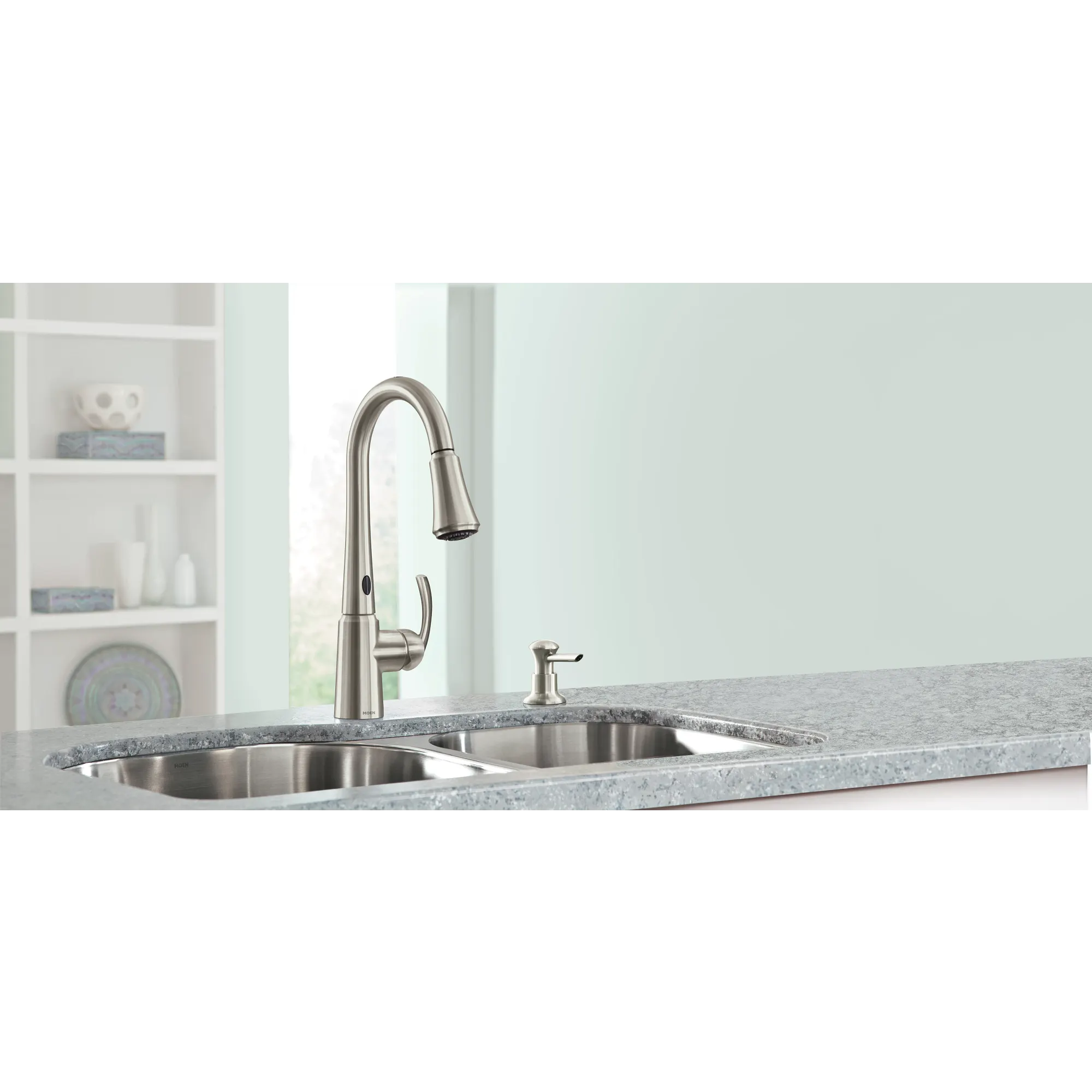 Delaney with MotionSense Spot Resist Stainless One-Handle High Arc Pulldown Kitchen Faucet - Image 6