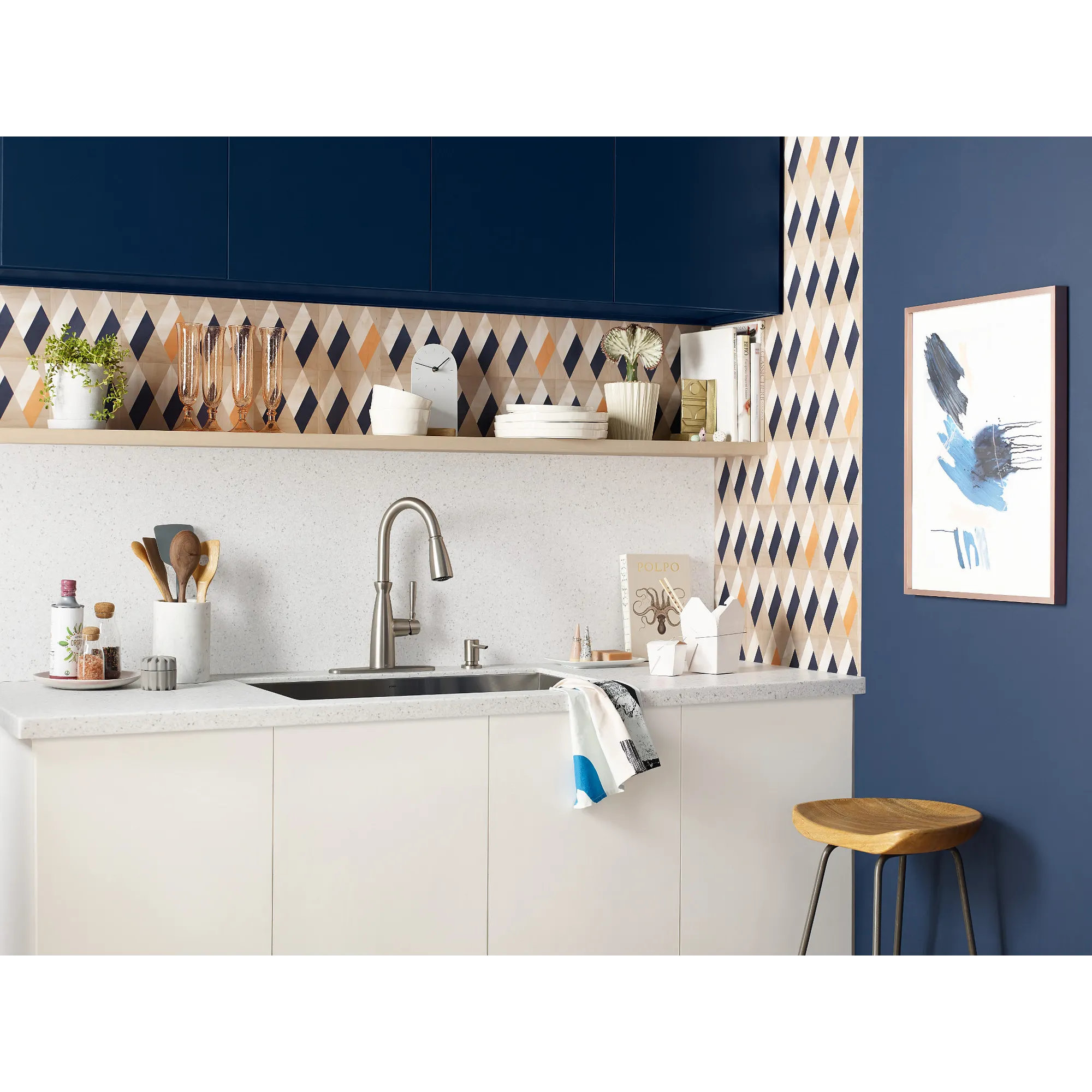 Surie One-handle High Arc Pulldown Kitchen Faucet - Image 12