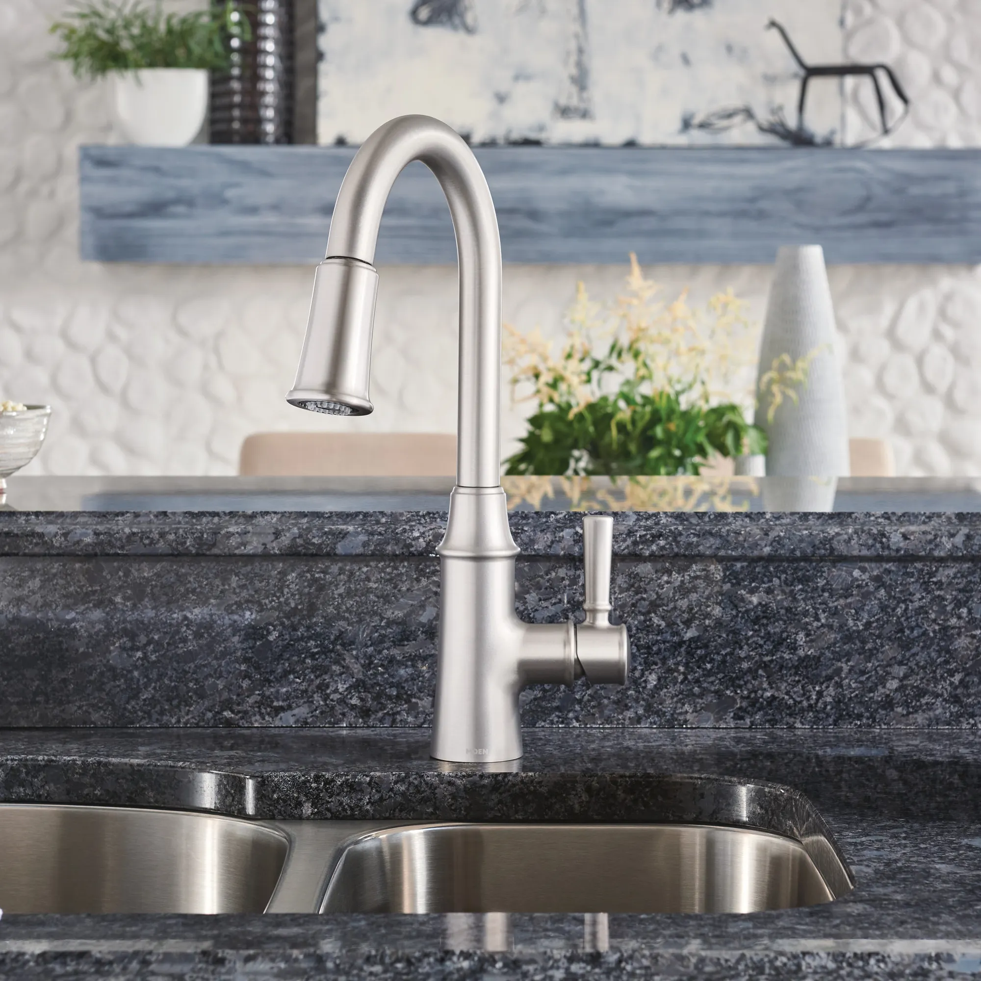 Caris One-handle High Arc Kitchen Faucet - Image 7