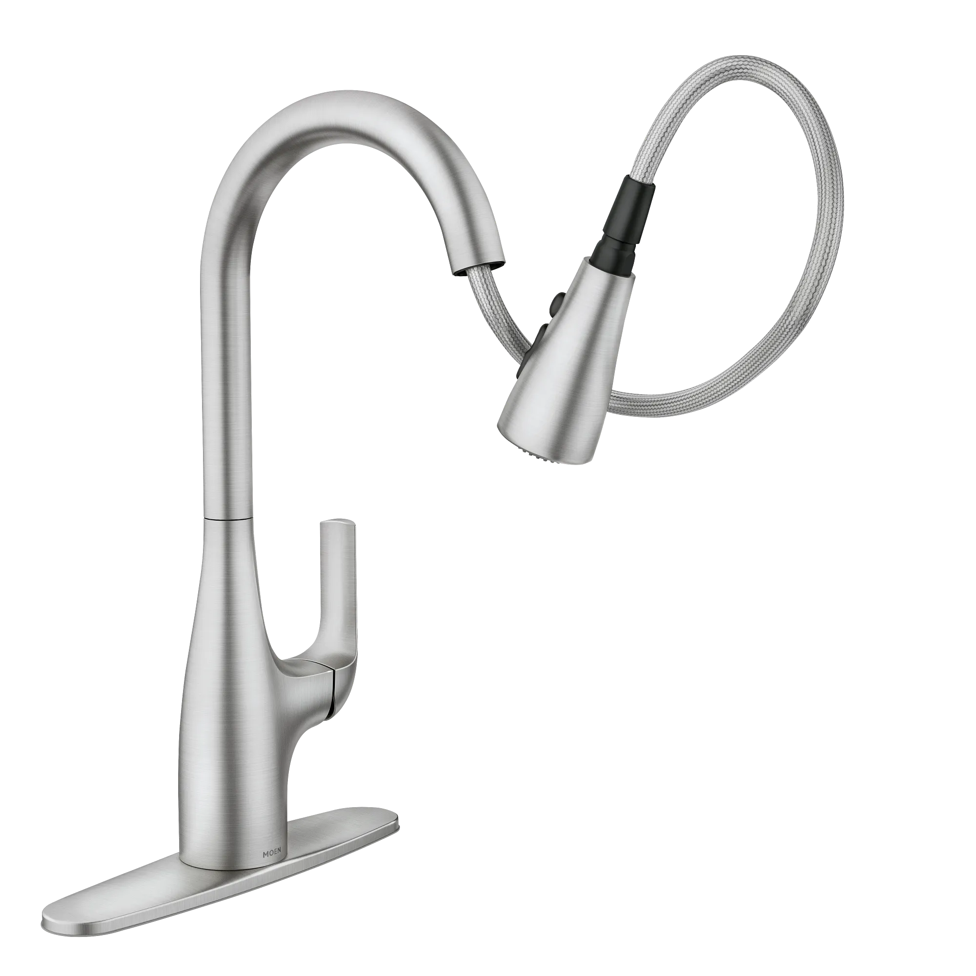 Leesi One-Handle High Arc Pulldown Kitchen Faucet - Image 7