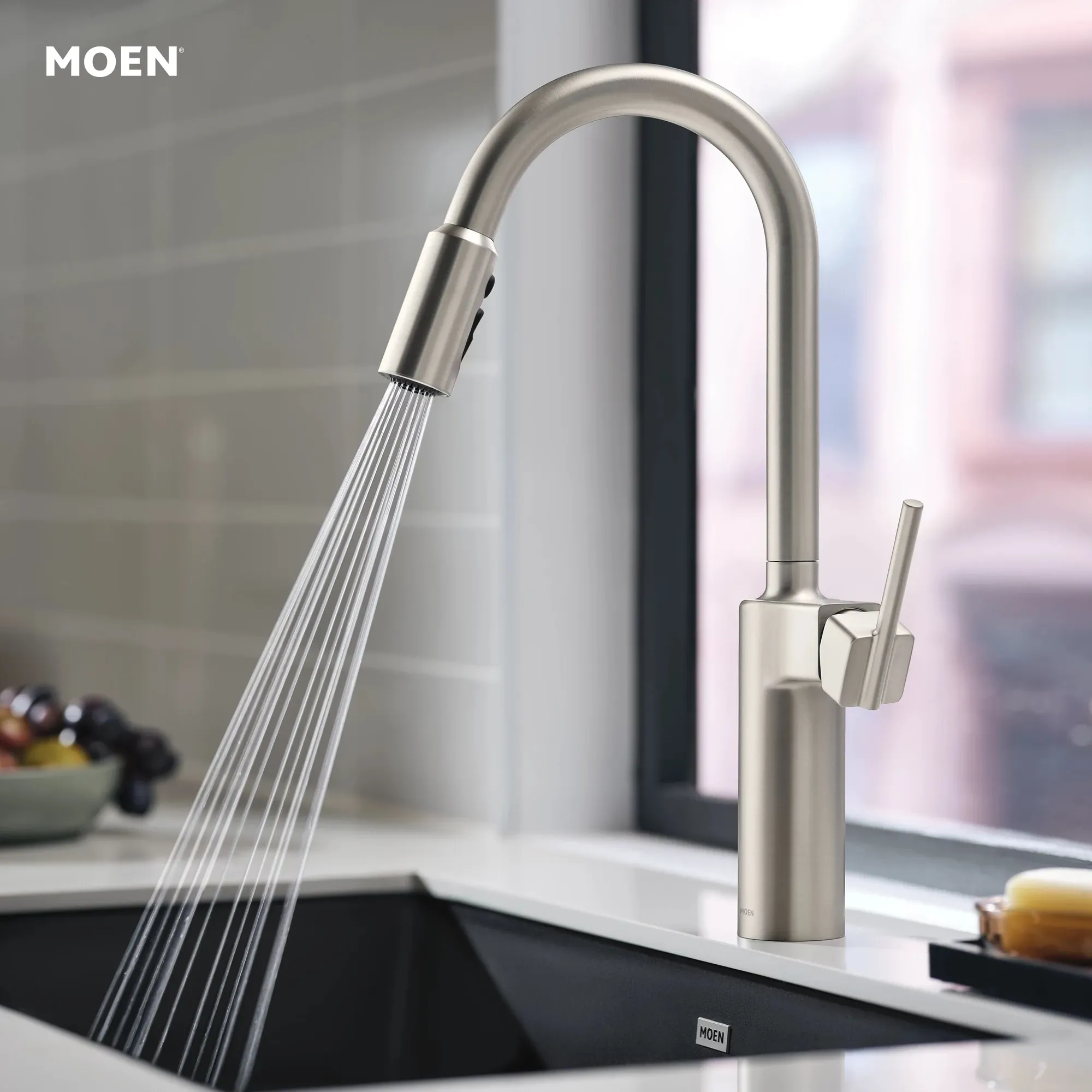 Inara One-handle High Arc Pulldown Kitchen Faucet - Image 19