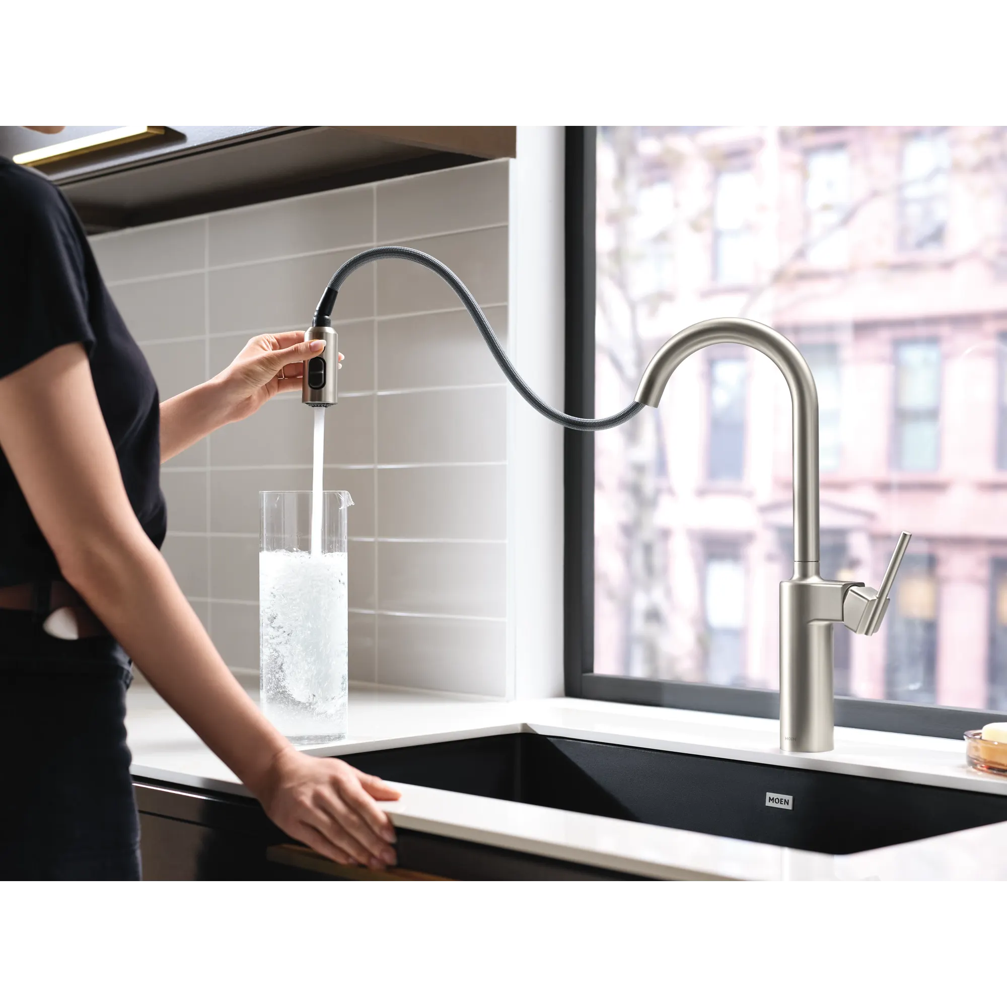 Inara One-handle High Arc Pulldown Kitchen Faucet - Image 26