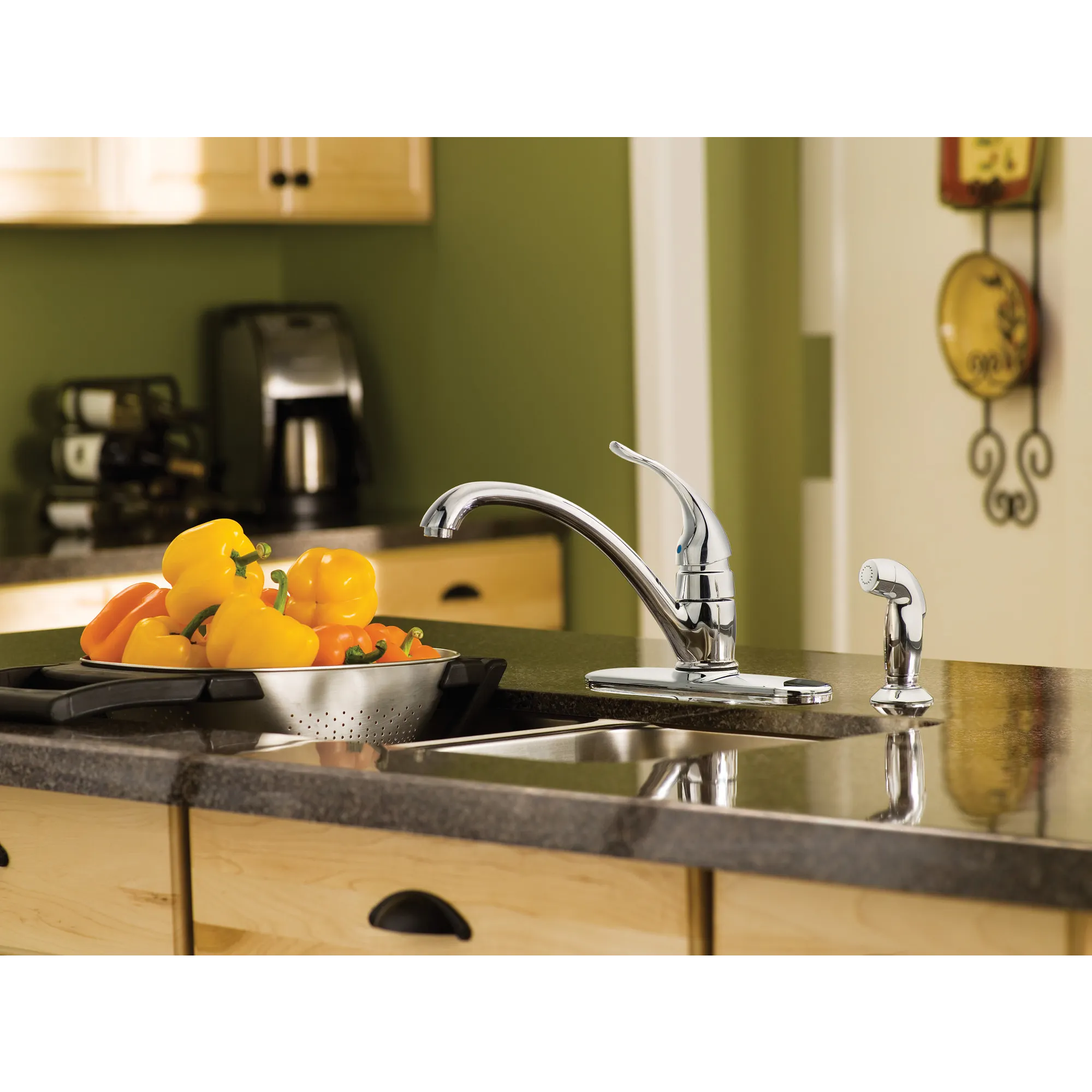 Torrance Chrome one-handle low arc kitchen faucet - Image 5