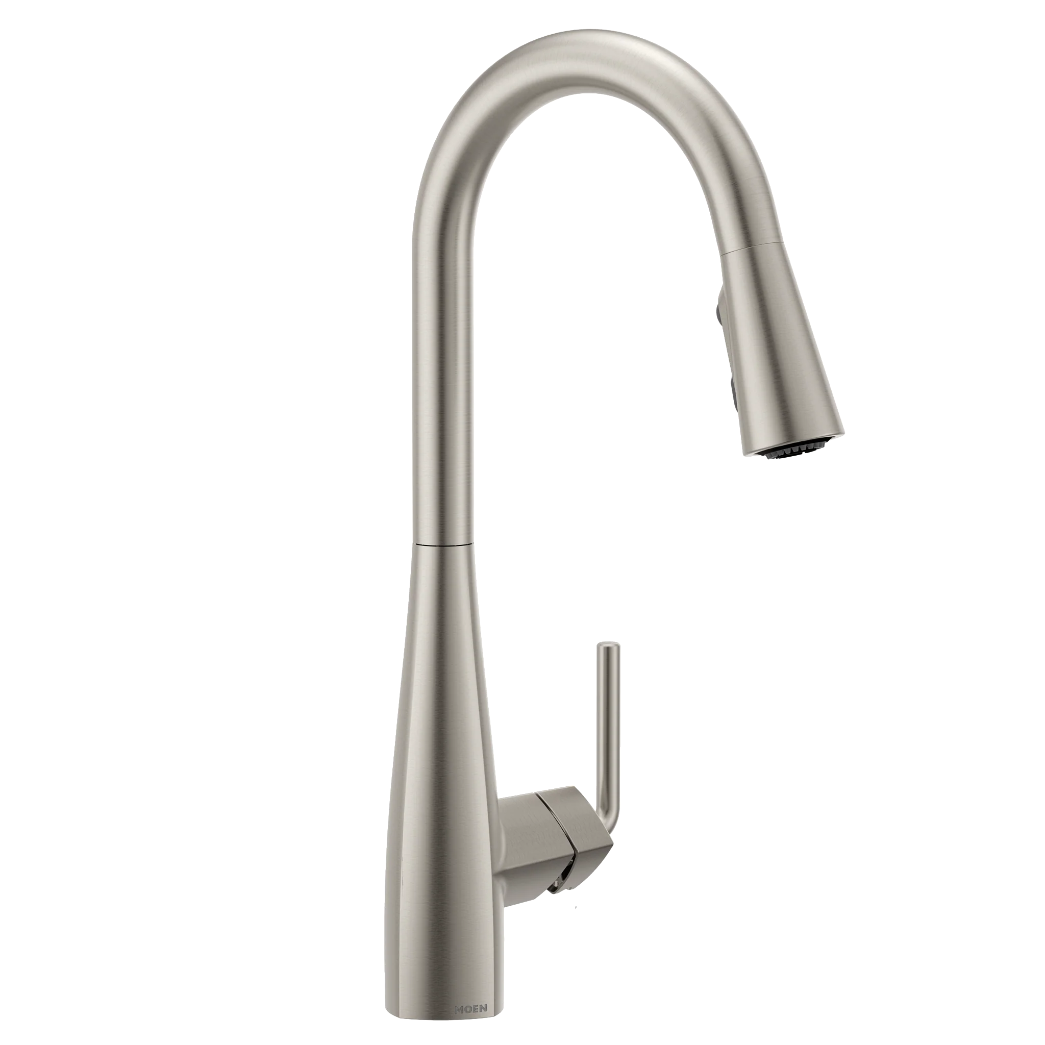 Maureen Chrome one-handle high arc pulldown kitchen faucet - Image 23