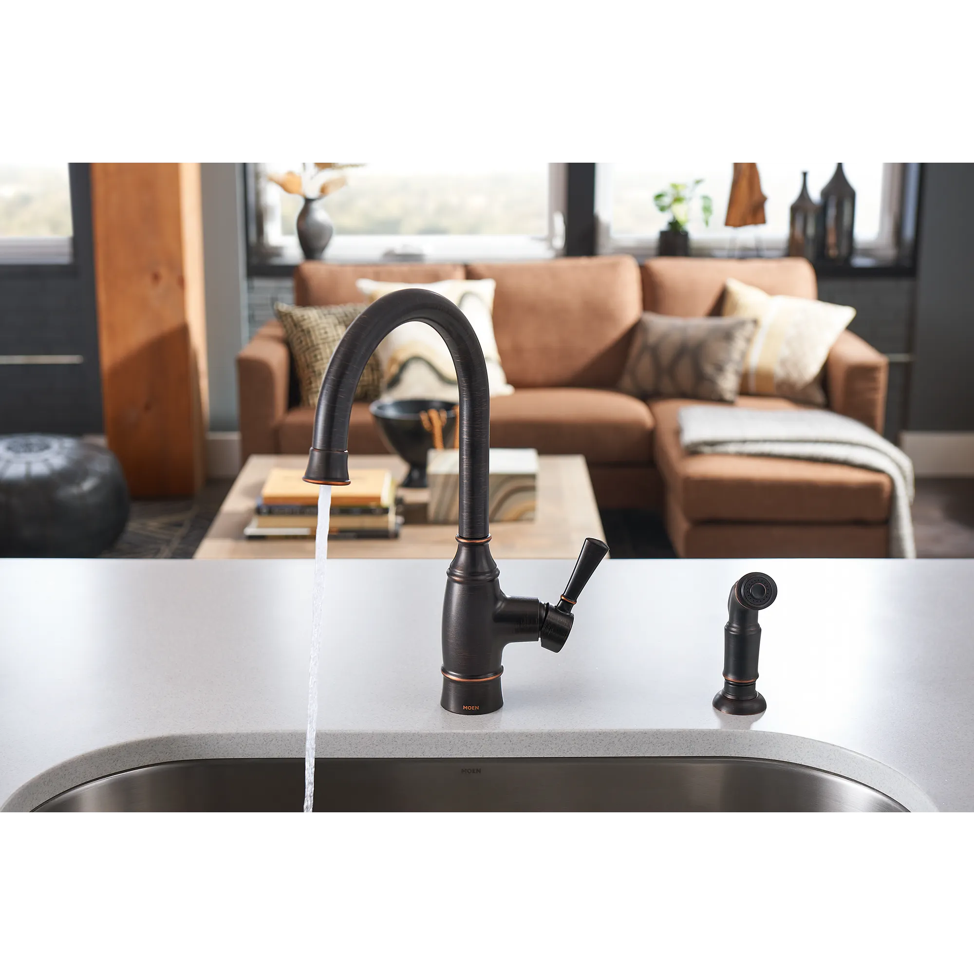 Noell One-Handle Kitchen Faucet - Image 3