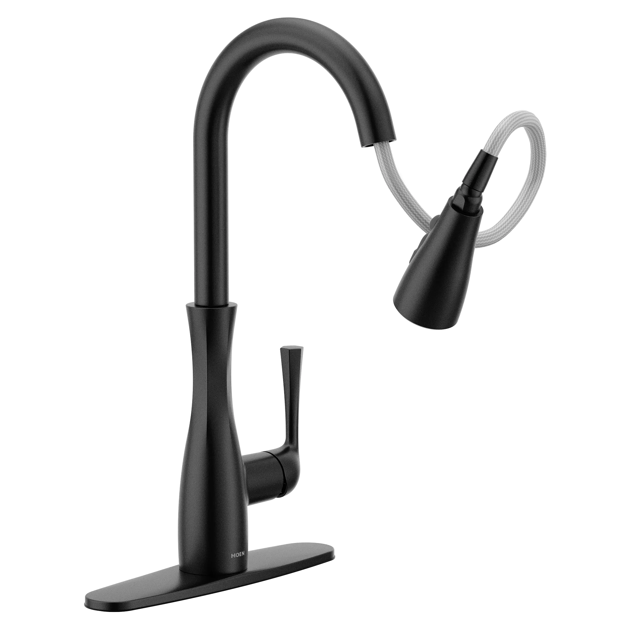 Arlia Chrome one-handle high arc pulldown kitchen faucet - Image 16