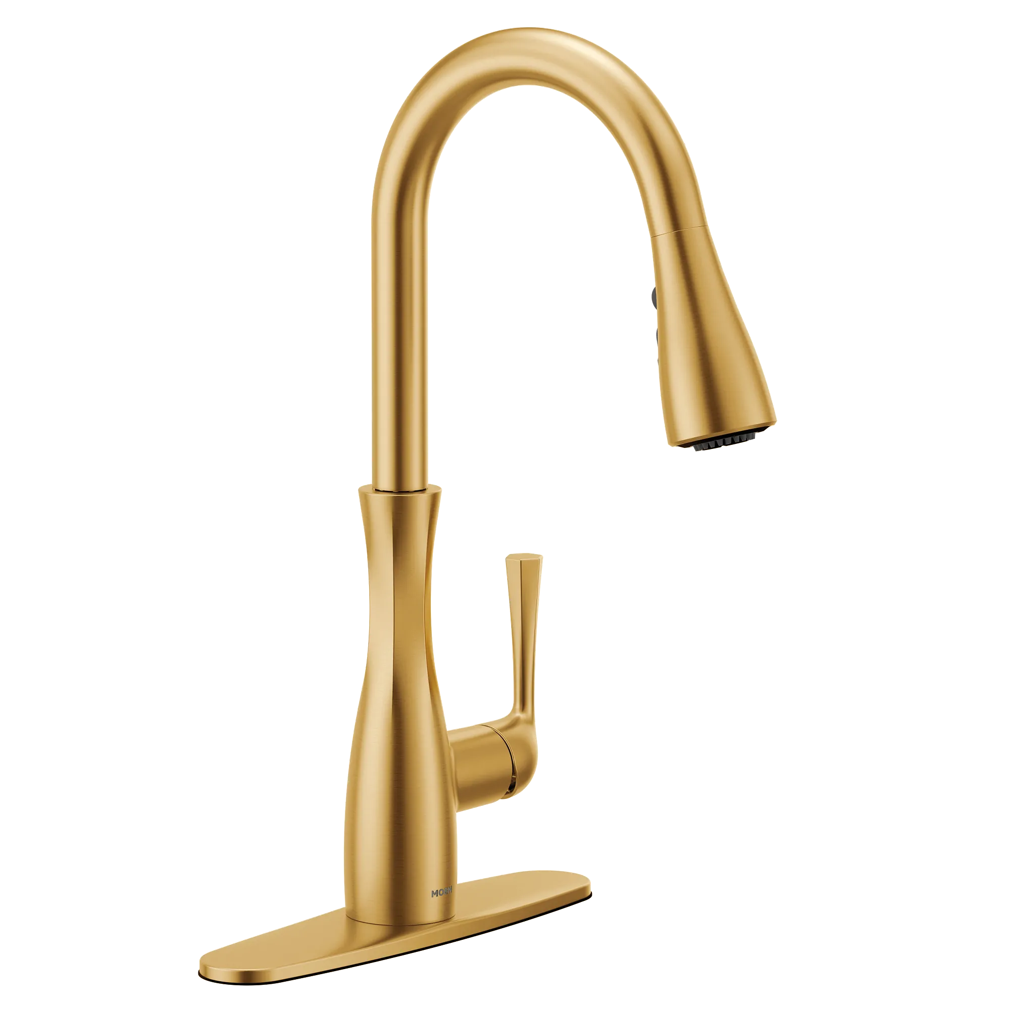 Arlia Chrome one-handle high arc pulldown kitchen faucet - Image 44