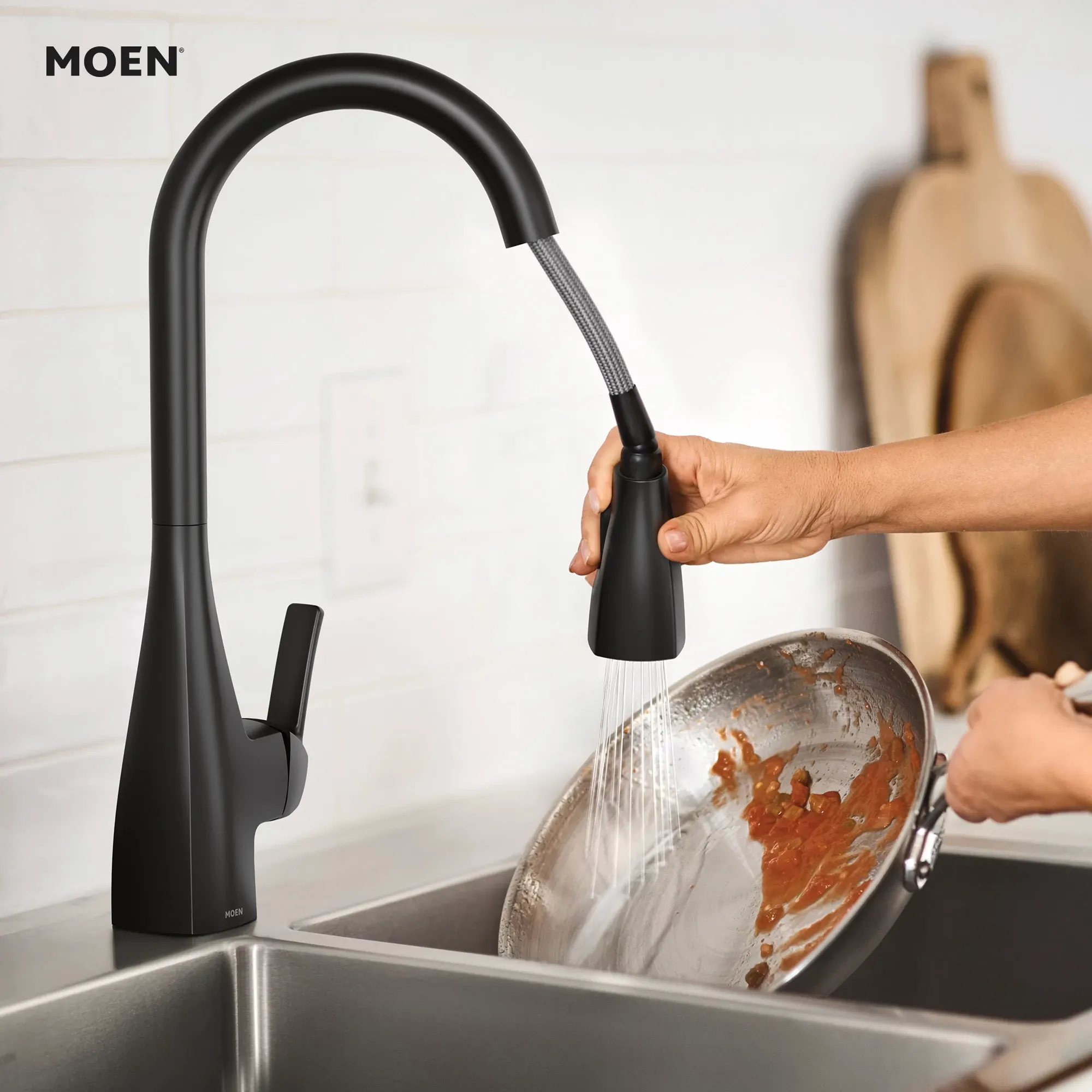 Kiran One-handle High Arc Pulldown Kitchen Faucet - Image 14