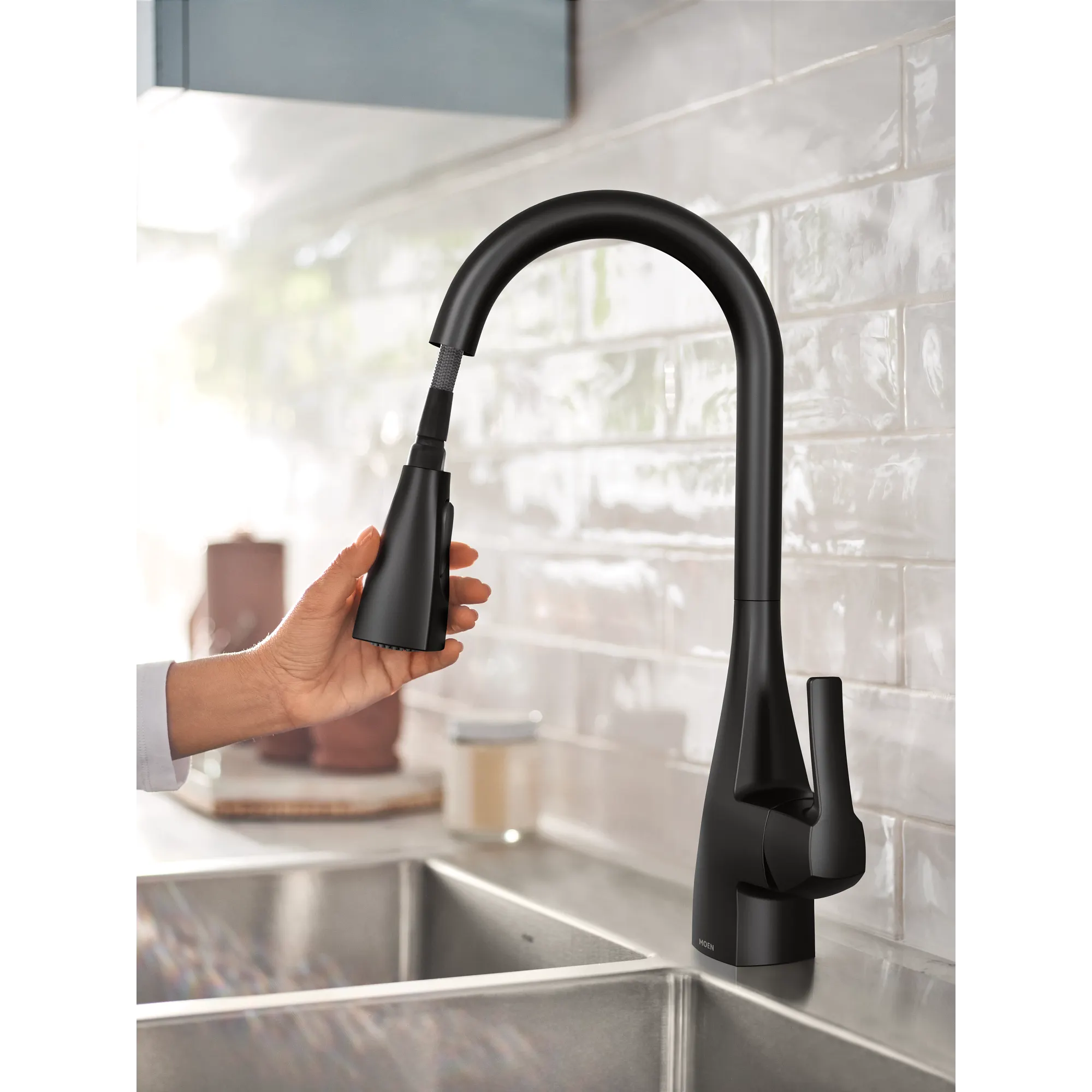 Kiran One-handle High Arc Pulldown Kitchen Faucet - Image 21