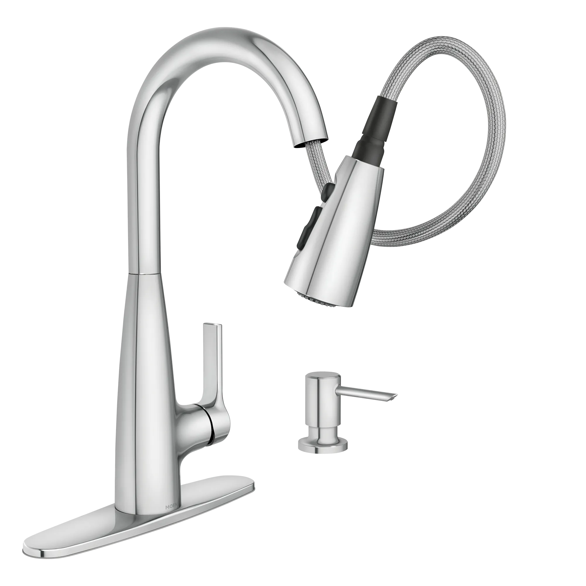 Haelyn One-Handle High Arc Pulldown Kitchen Faucet - Image 8
