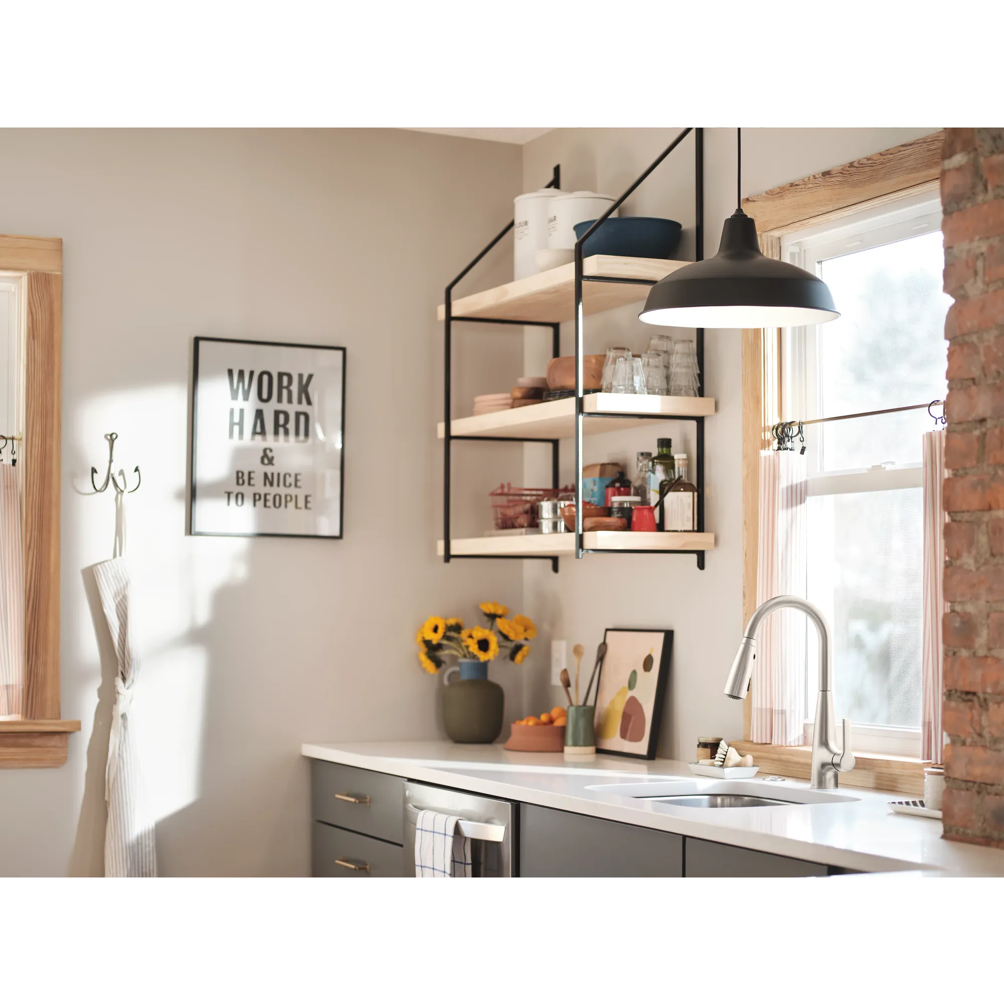 Haelyn One-Handle High Arc Pulldown Kitchen Faucet With ColorCue® - Image 23