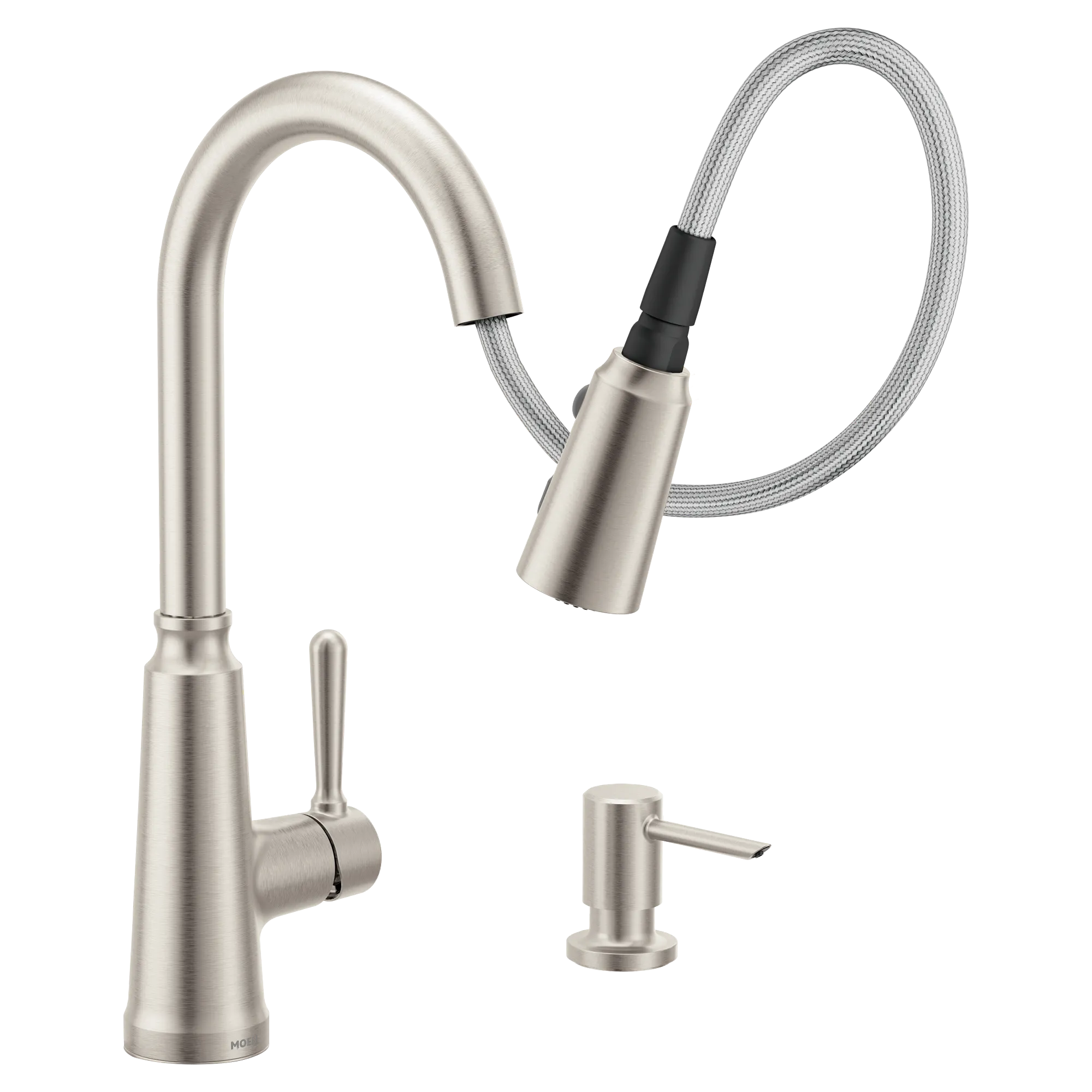 Trew One-Handle High Arc Pulldown Kitchen Faucet - Image 13