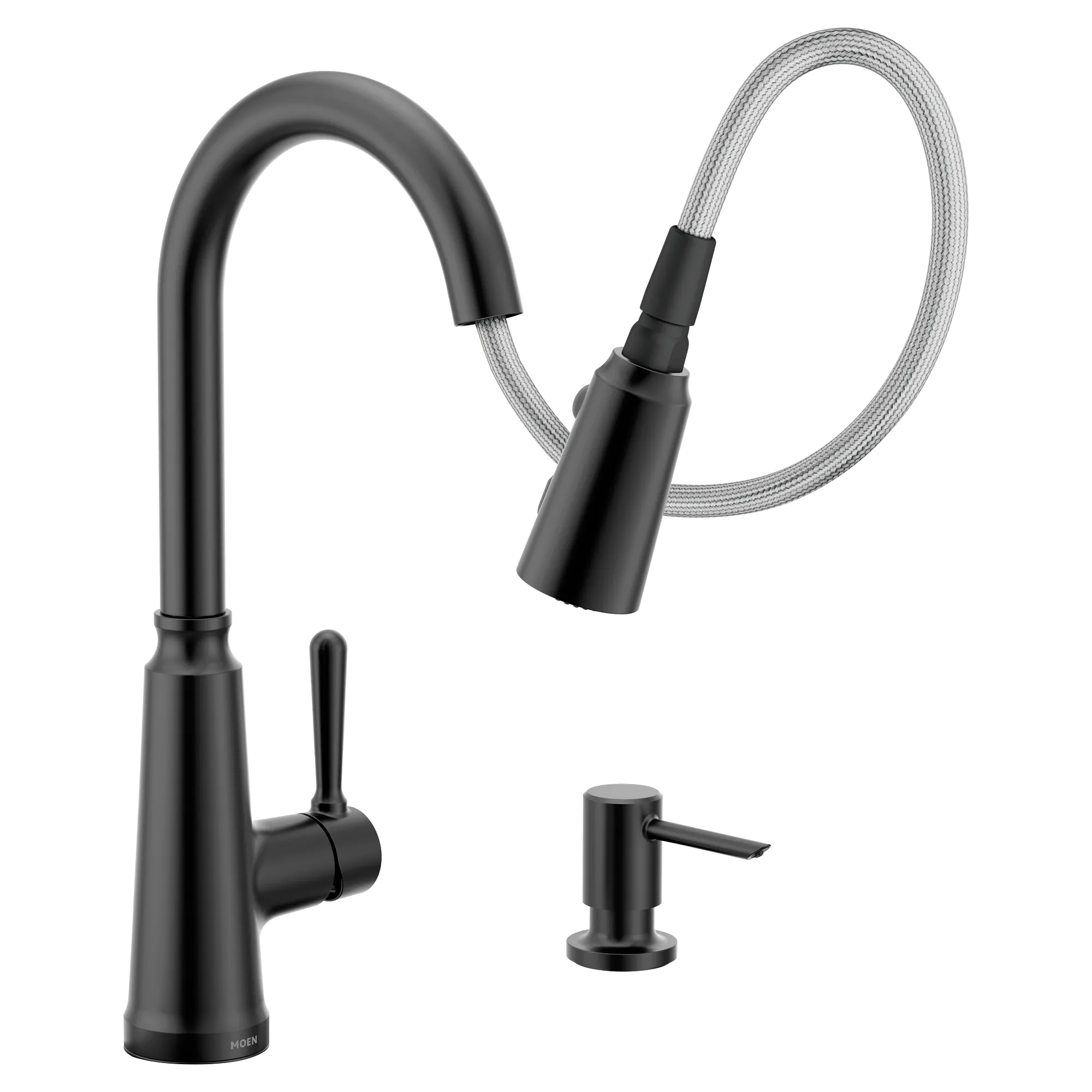 Trew One-Handle High Arc Pulldown Kitchen Faucet - Image 6