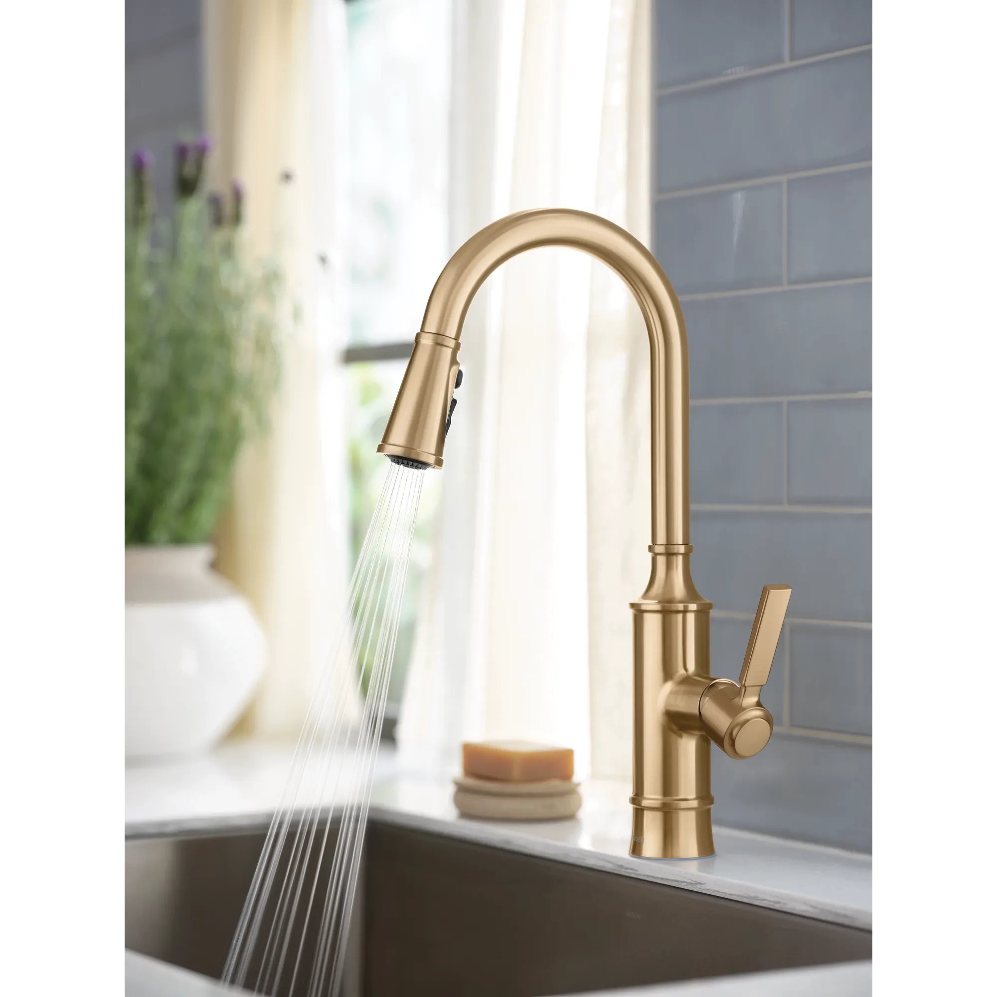 Gilden One-Handle High Arc Pulldown Kitchen Faucet - Image 43