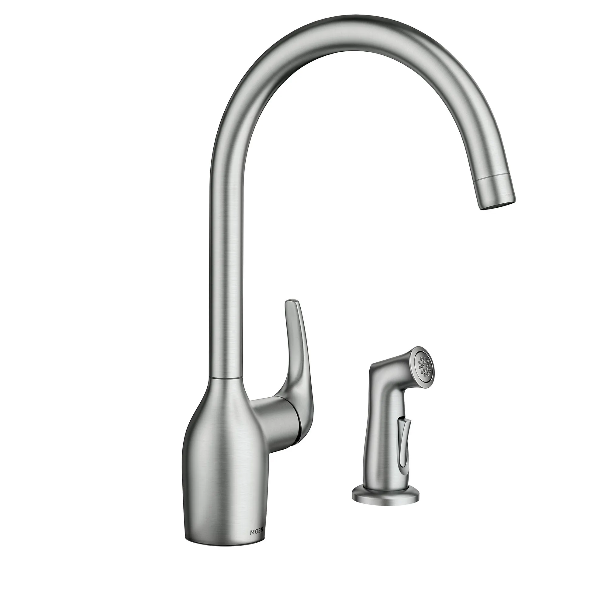 Essie Spot resist stainless One-Handle High Arc Kitchen Faucet - Image 4