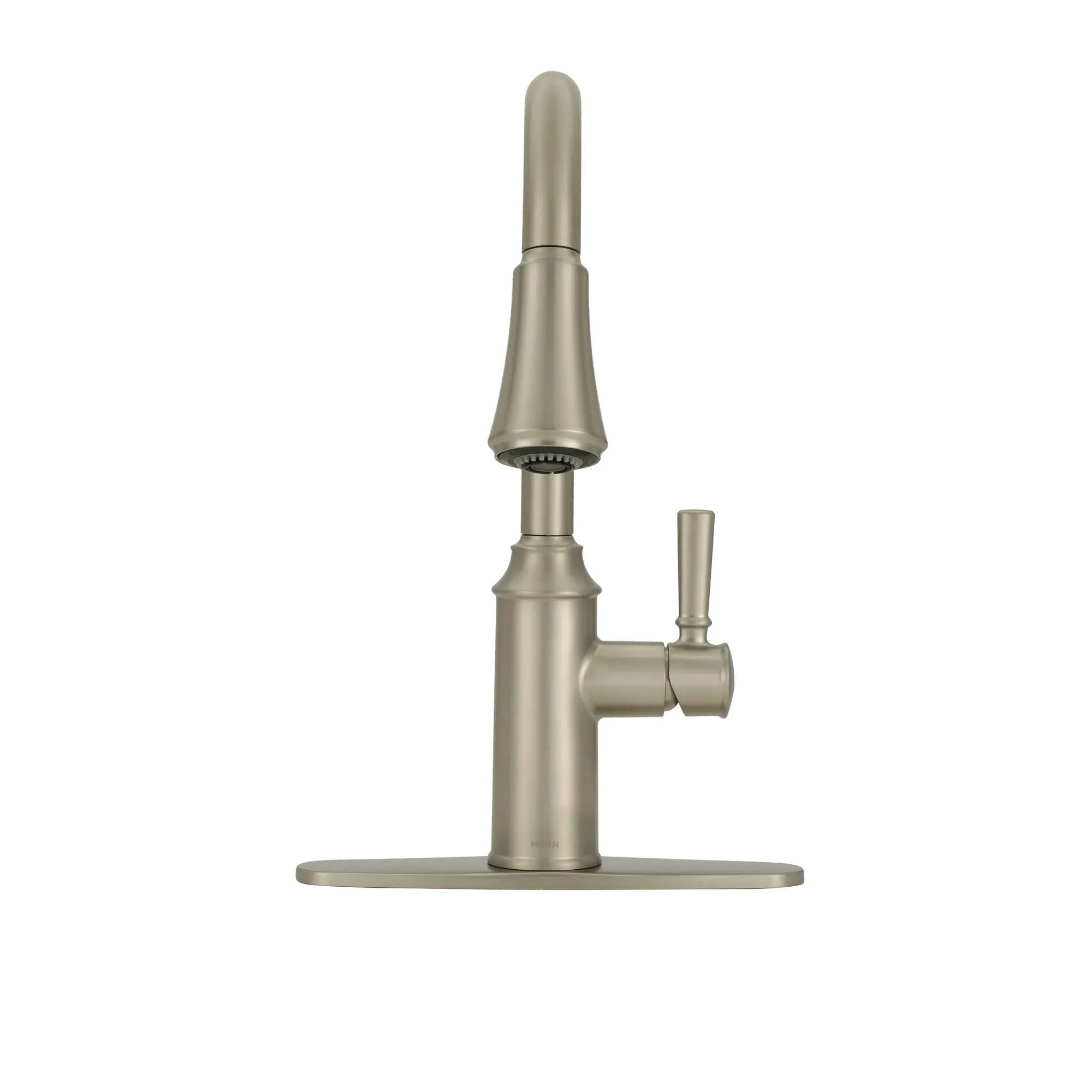 Conneaut Spot Resist Stainless One-Handle High Arc Pulldown Kitchen Faucet - Image 4