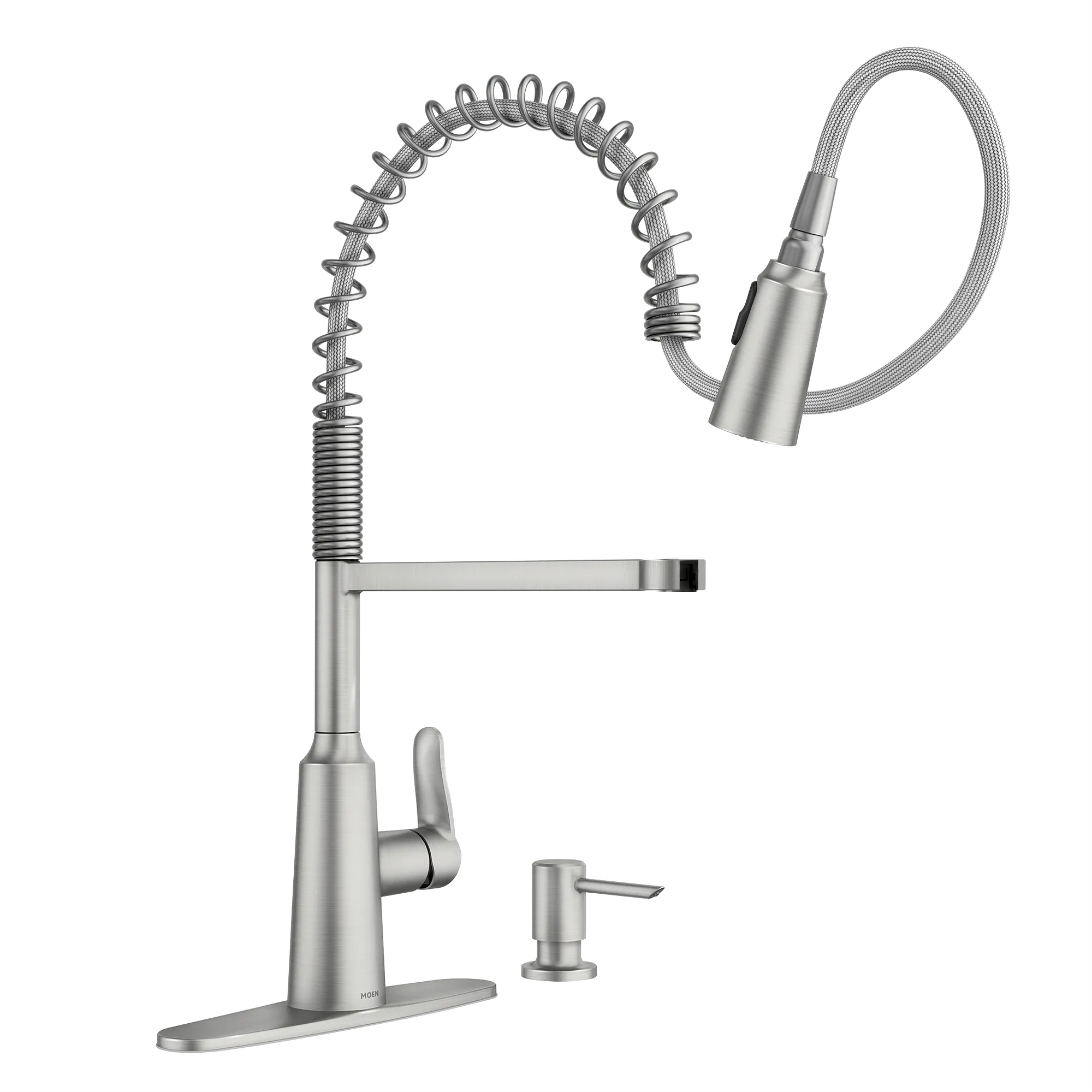 Edwyn One-Handle Pre-Rinse Spring Pulldown Kitchen Faucet - Image 15