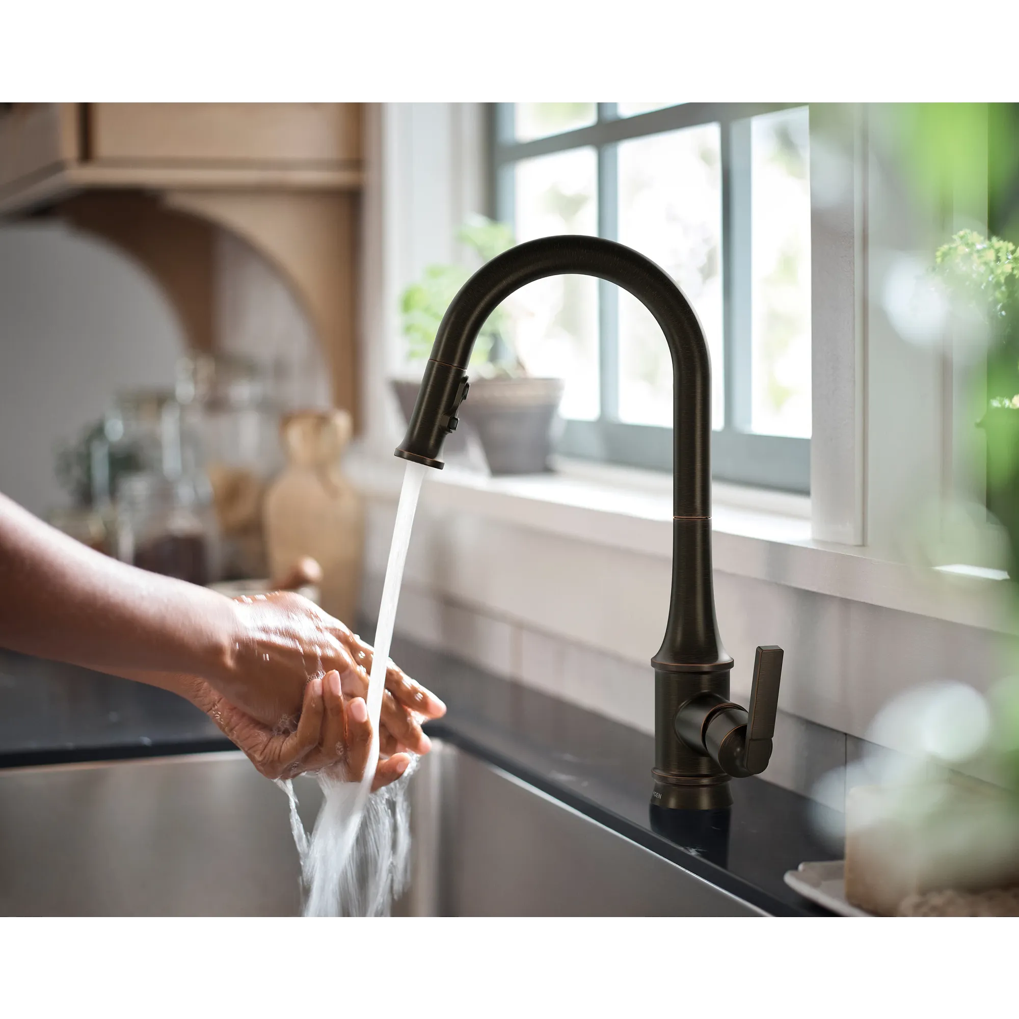 Judith One-Handle High Arc Pulldown Kitchen Faucet - Image 20