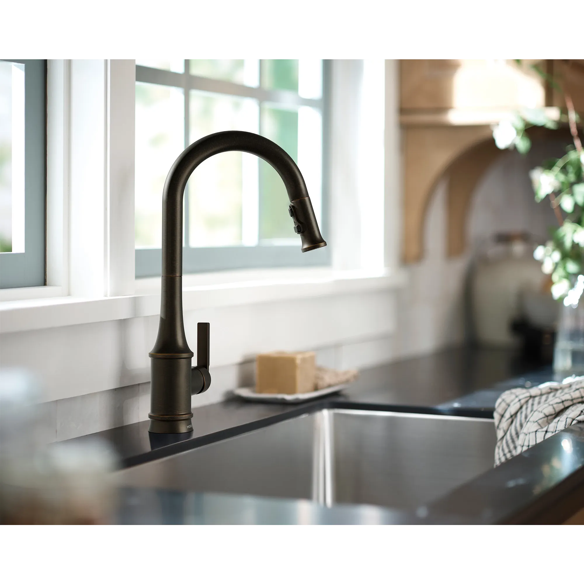 Judith One-Handle High Arc Pulldown Kitchen Faucet - Image 22