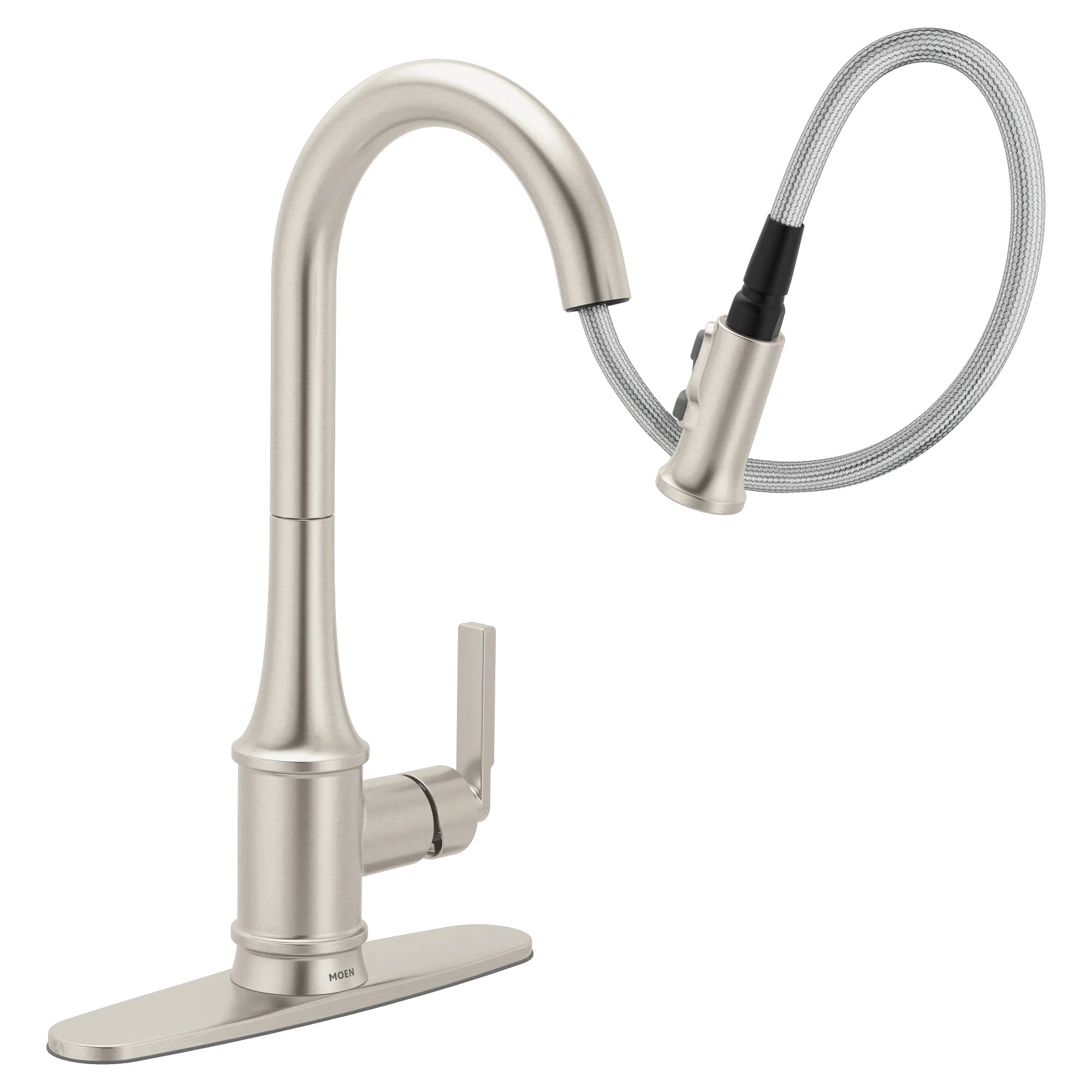 Judith One-Handle High Arc Pulldown Kitchen Faucet - Image 28