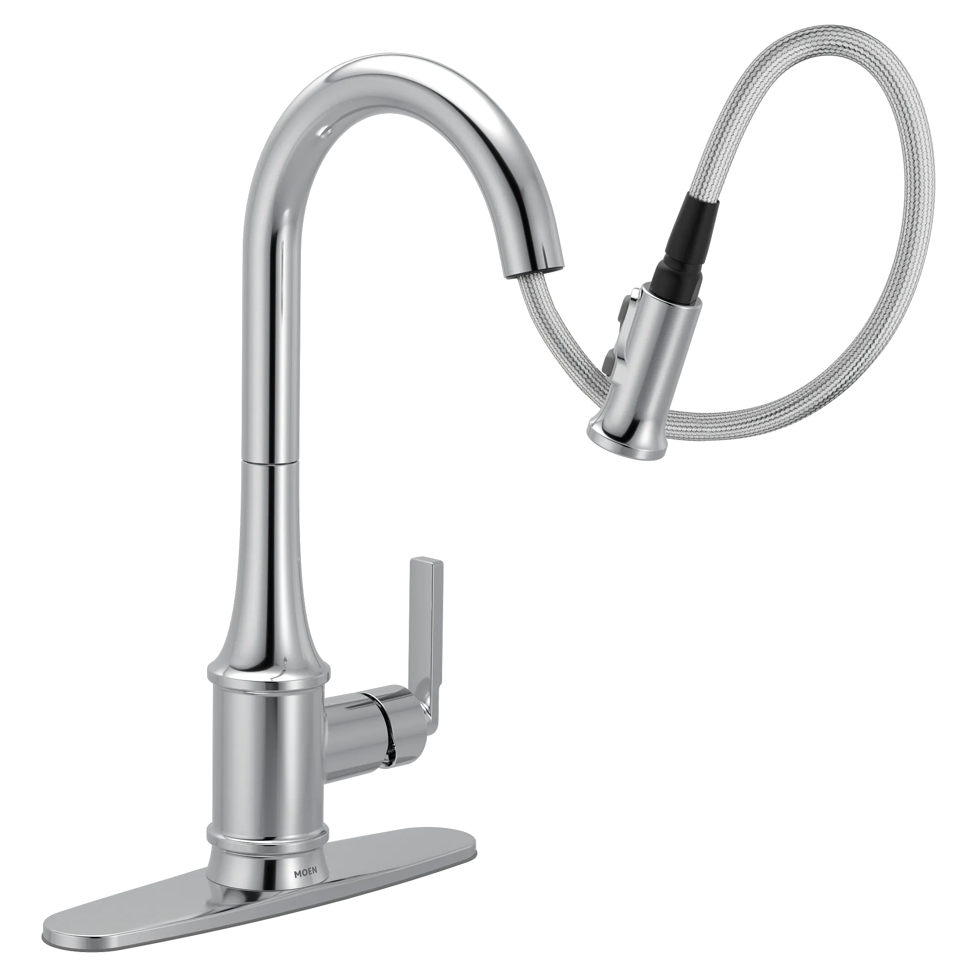Judith One-Handle High Arc Pulldown Kitchen Faucet - Image 7