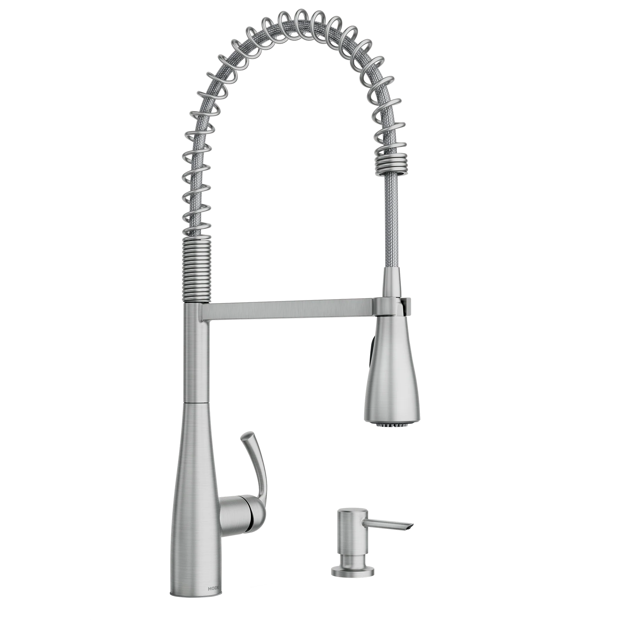 Essie One-Handle High Arc Pre-Rinse Spring Pulldown Kitchen Faucet - Image 14