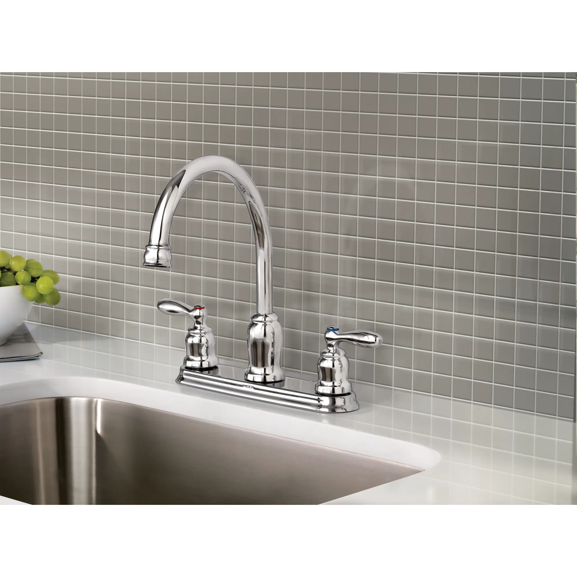 Caldwell Two-handle Low Arc Kitchen Faucet - Image 2