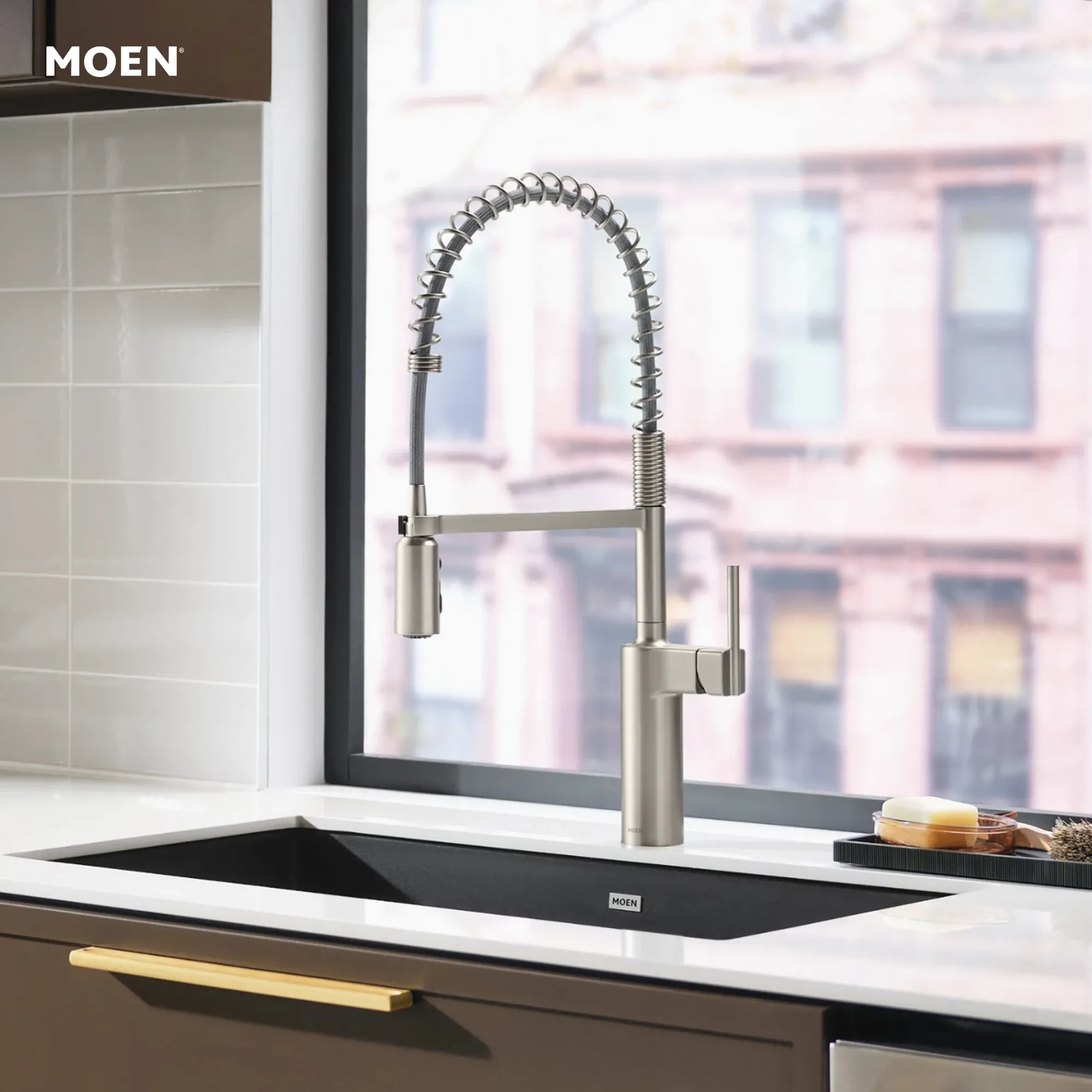 Inara One-Handle Pre-Rinse Spring Pulldown Kitchen Faucet - Image 22