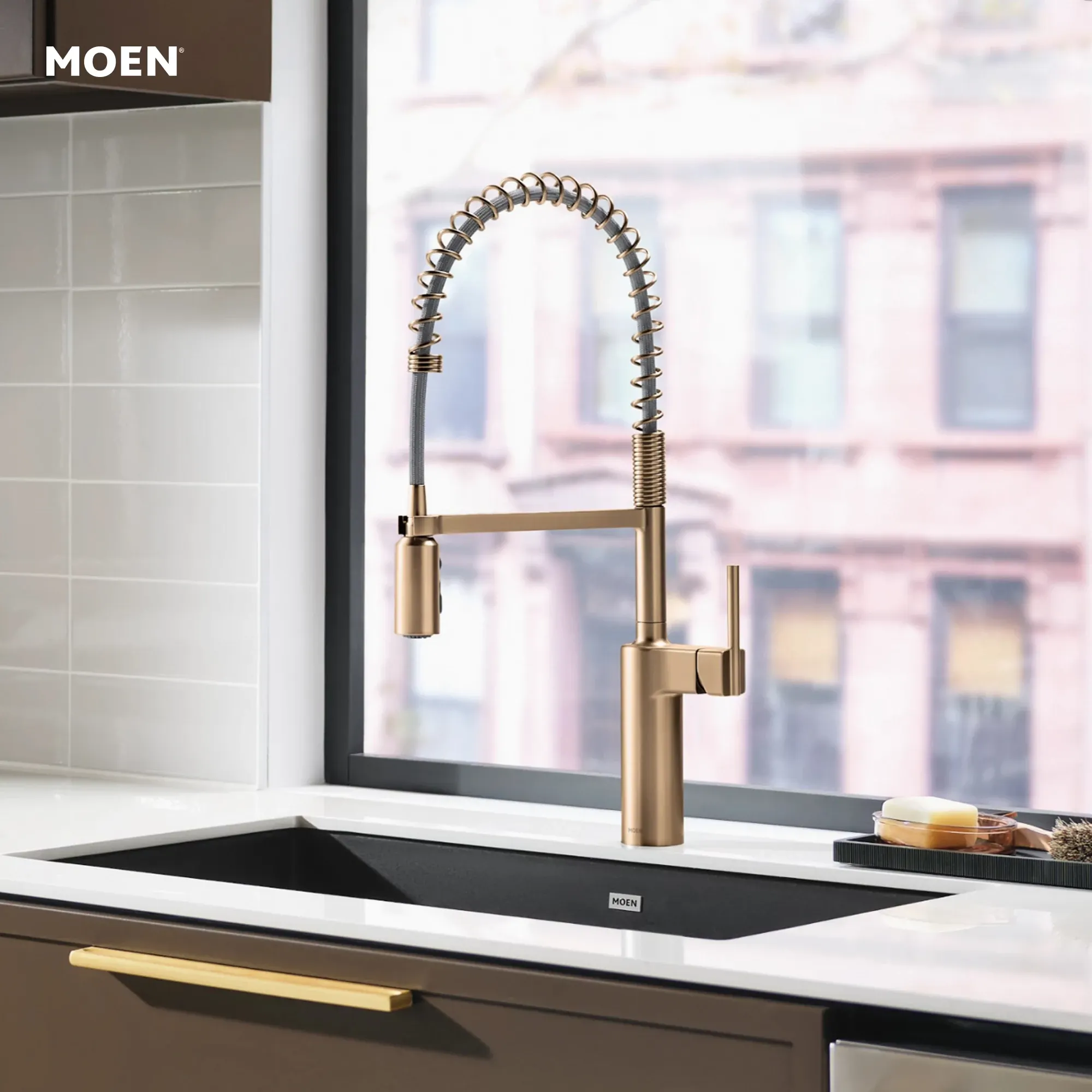 Inara One-Handle Pre-Rinse Spring Pulldown Kitchen Faucet - Image 32