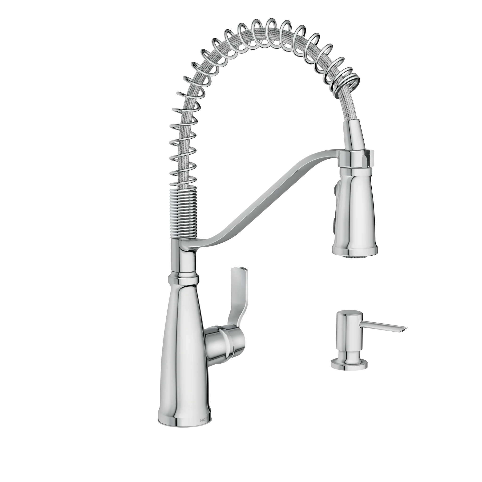 Nolia One-Handle Pre-Rinse Spring Pulldown Kitchen Faucet
