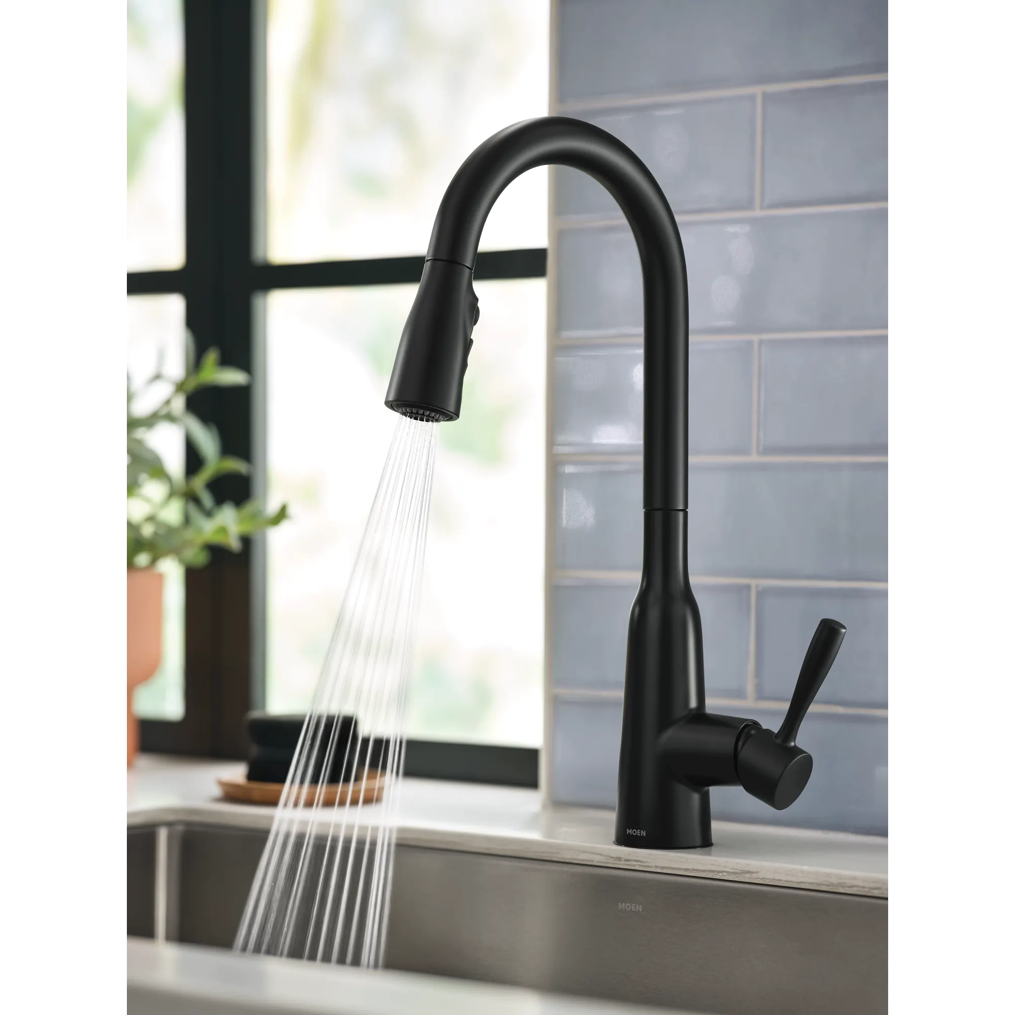 Orivesi One-Handle High Arc Pulldown Kitchen Faucet - Image 24