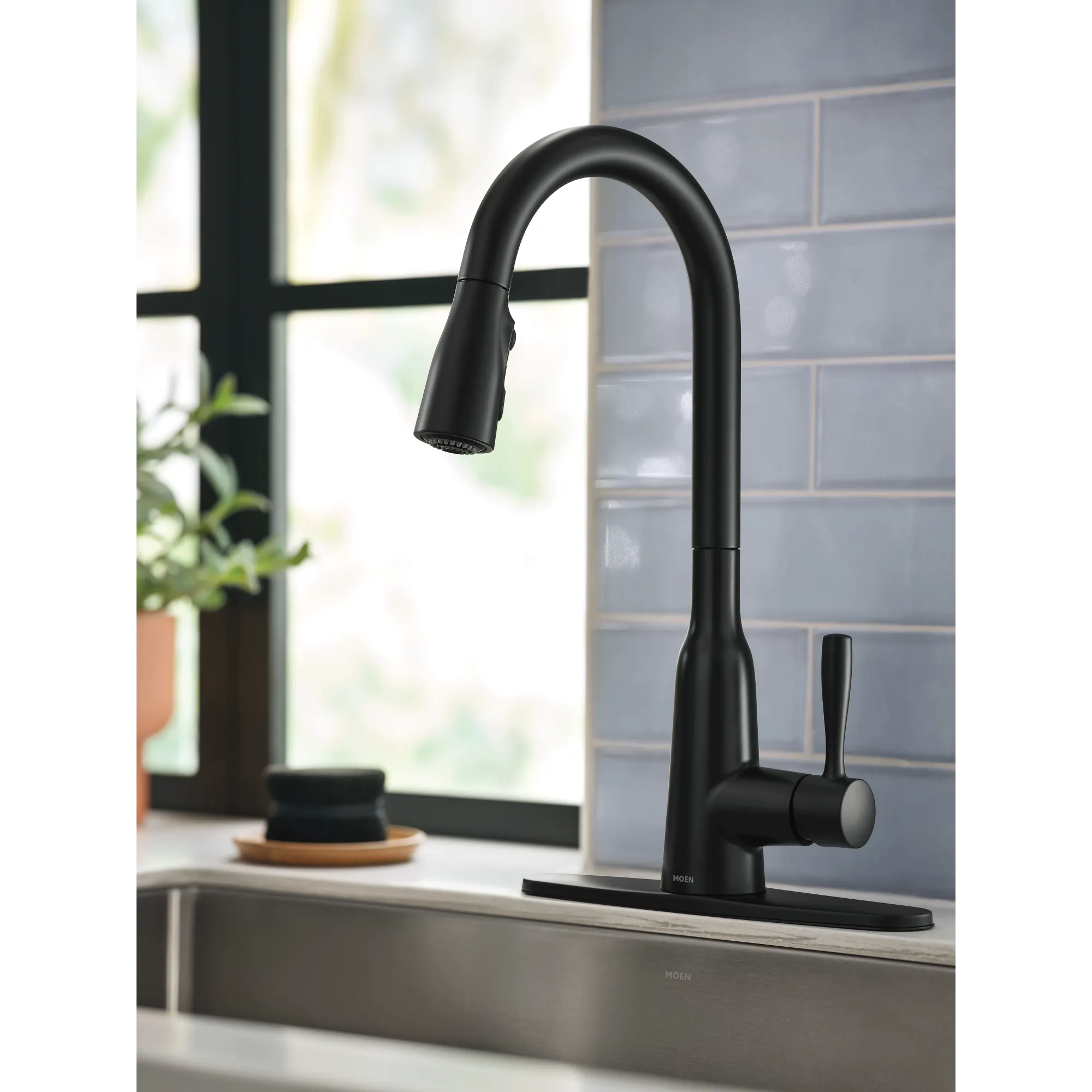 Orivesi One-Handle High Arc Pulldown Kitchen Faucet - Image 25