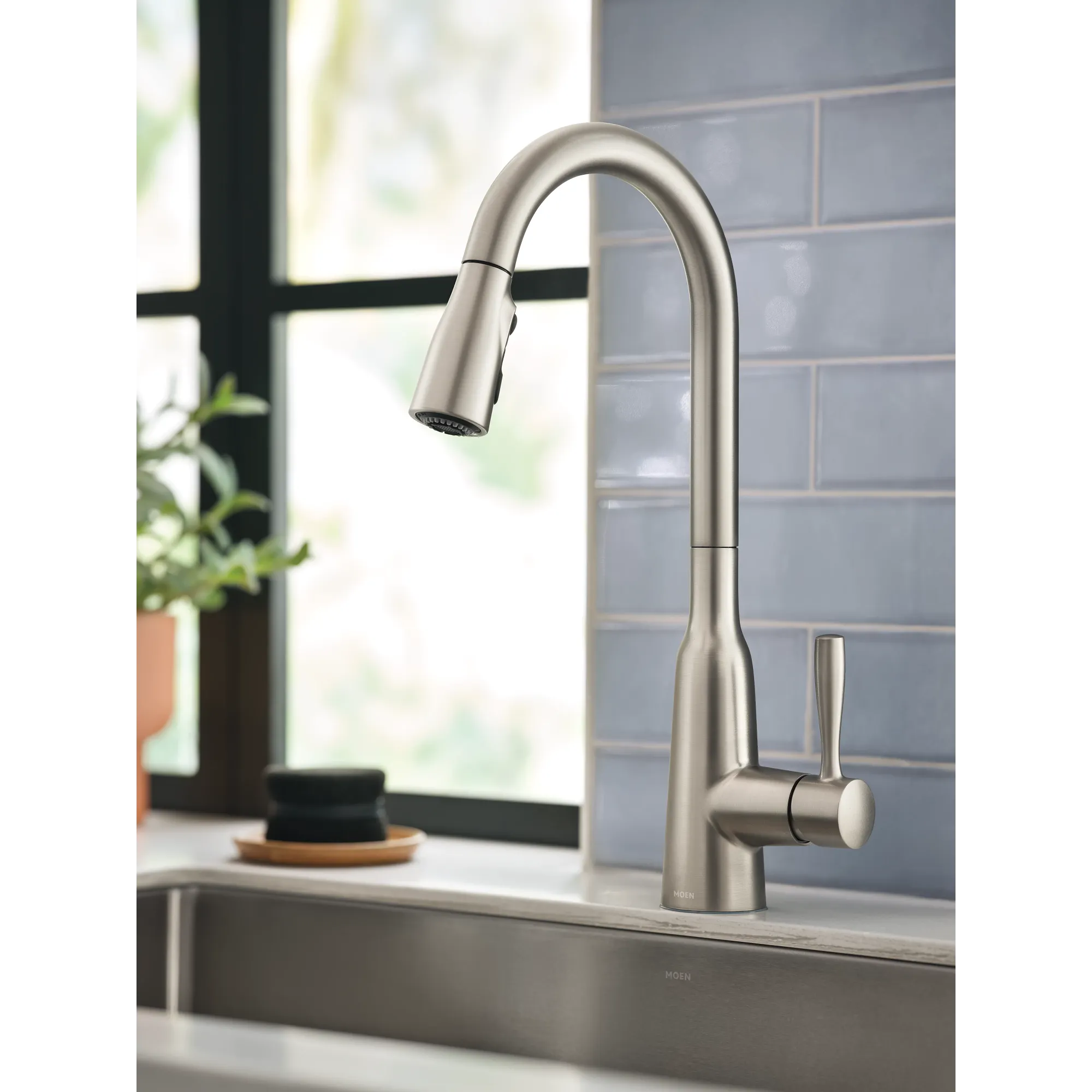 Orivesi One-Handle High Arc Pulldown Kitchen Faucet - Image 32