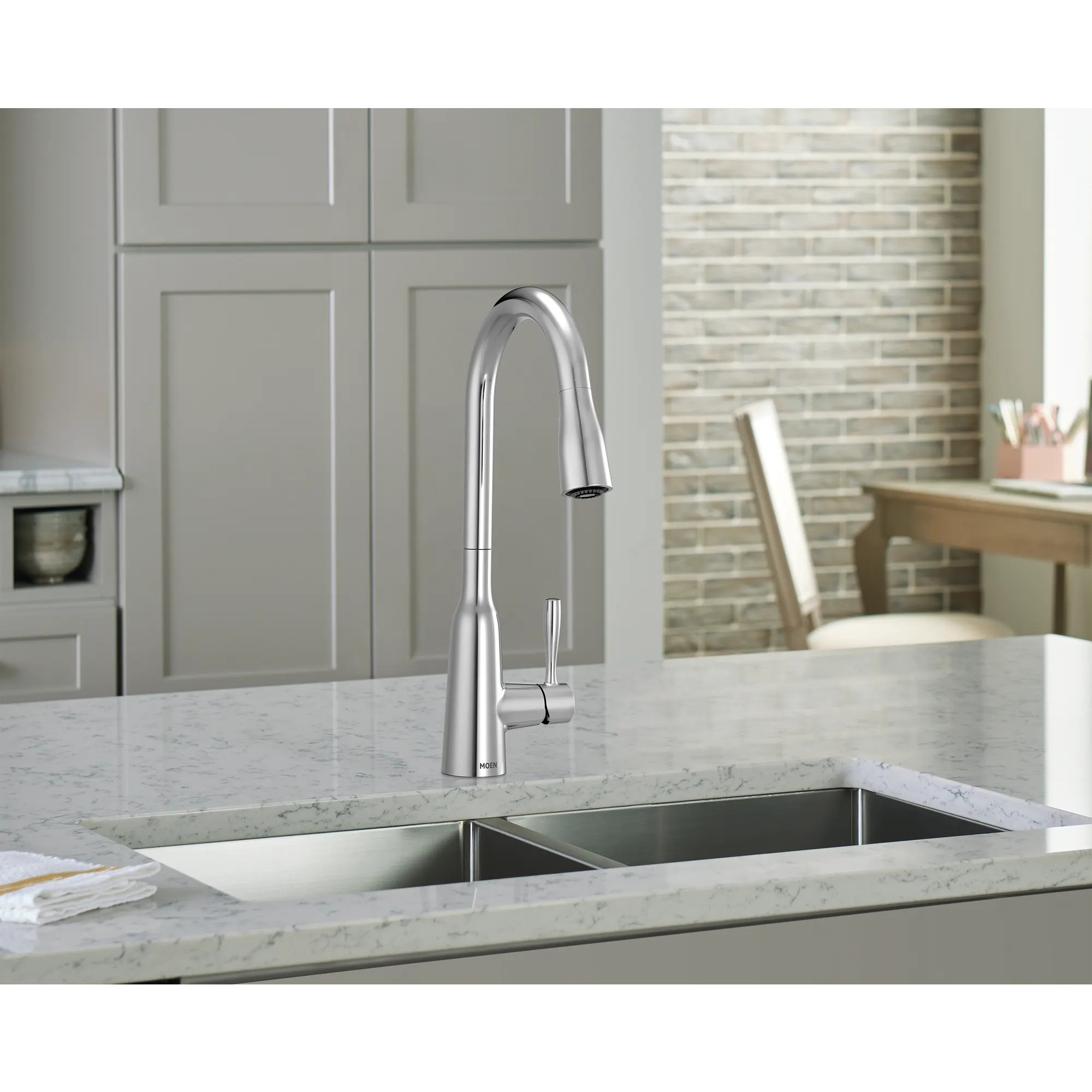 Orivesi One-Handle High Arc Pulldown Kitchen Faucet - Image 8