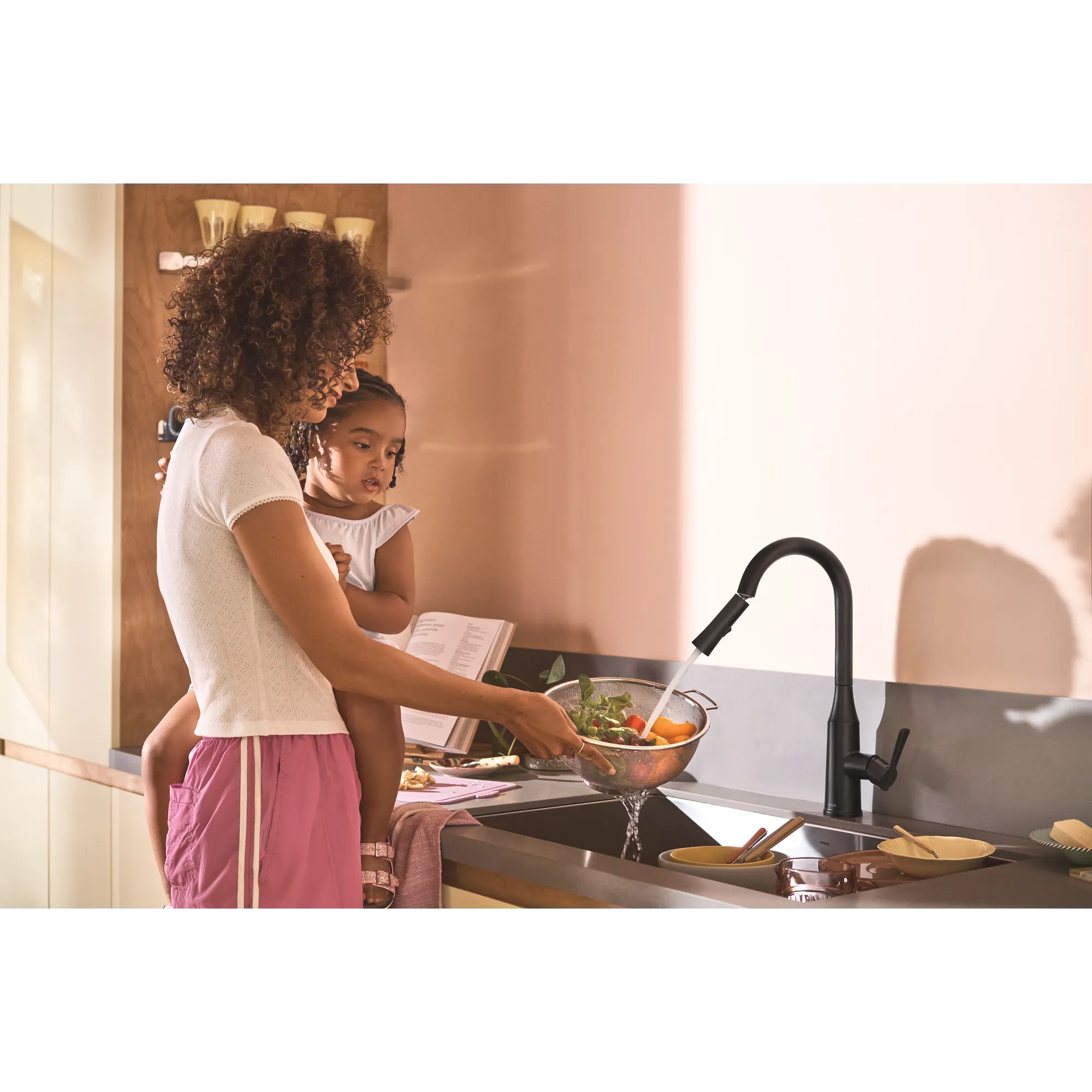 Skiles One-Handle Pulldown Kitchen Faucet with Swivel Control - Image 14
