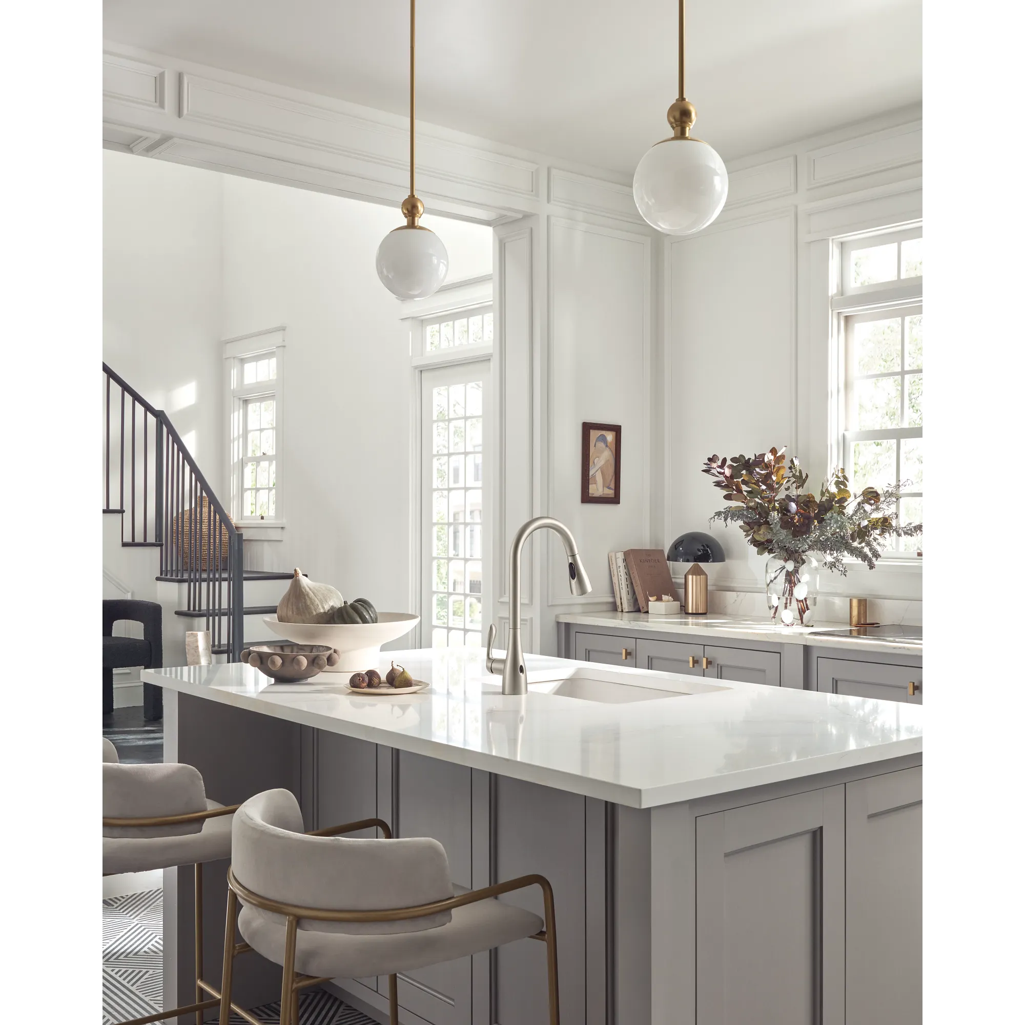 Georgene MotionSense Wave One-Handle Pulldown Touchless Kitchen Faucet - Image 15