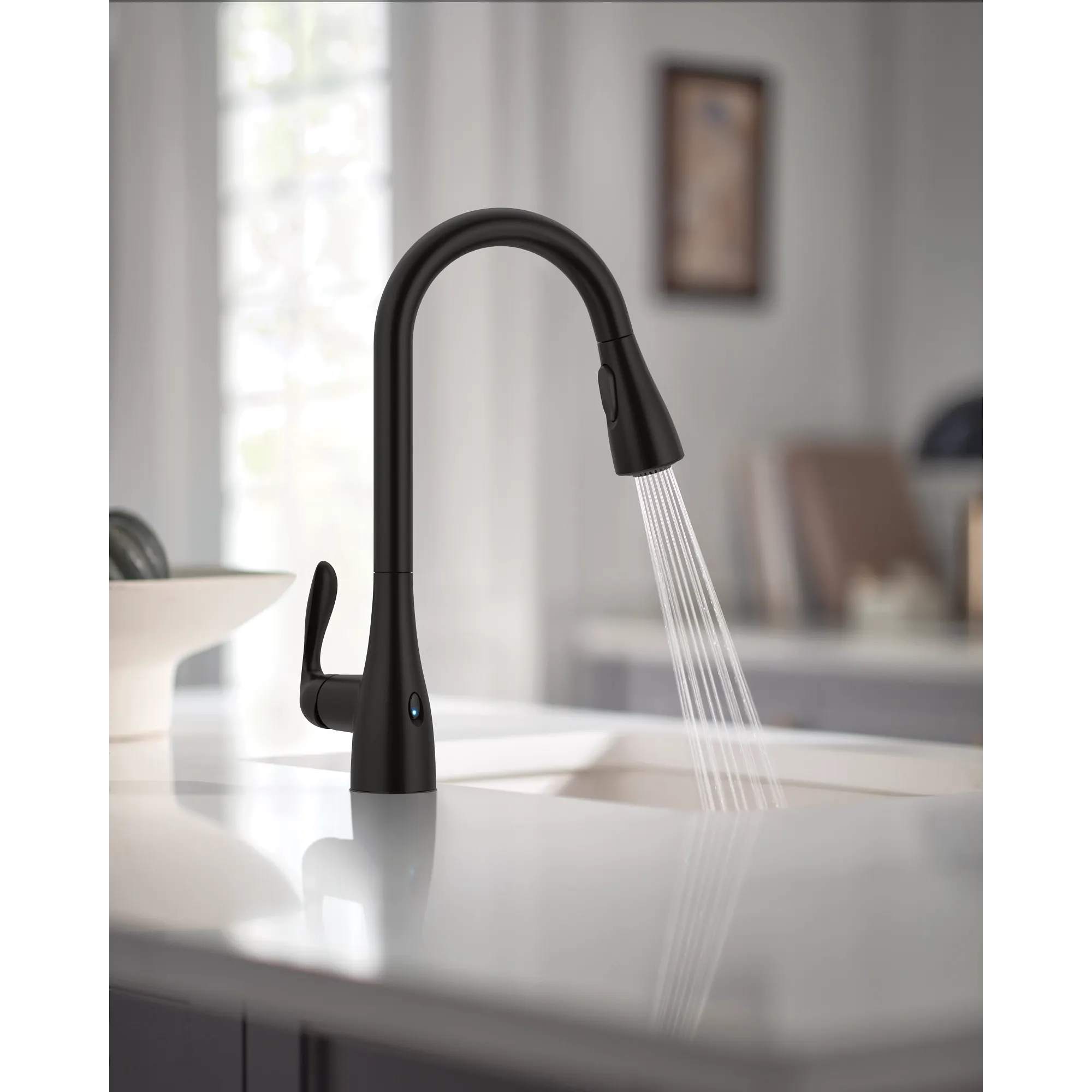 Georgene MotionSense Wave One-Handle Pulldown Touchless Kitchen Faucet - Image 6