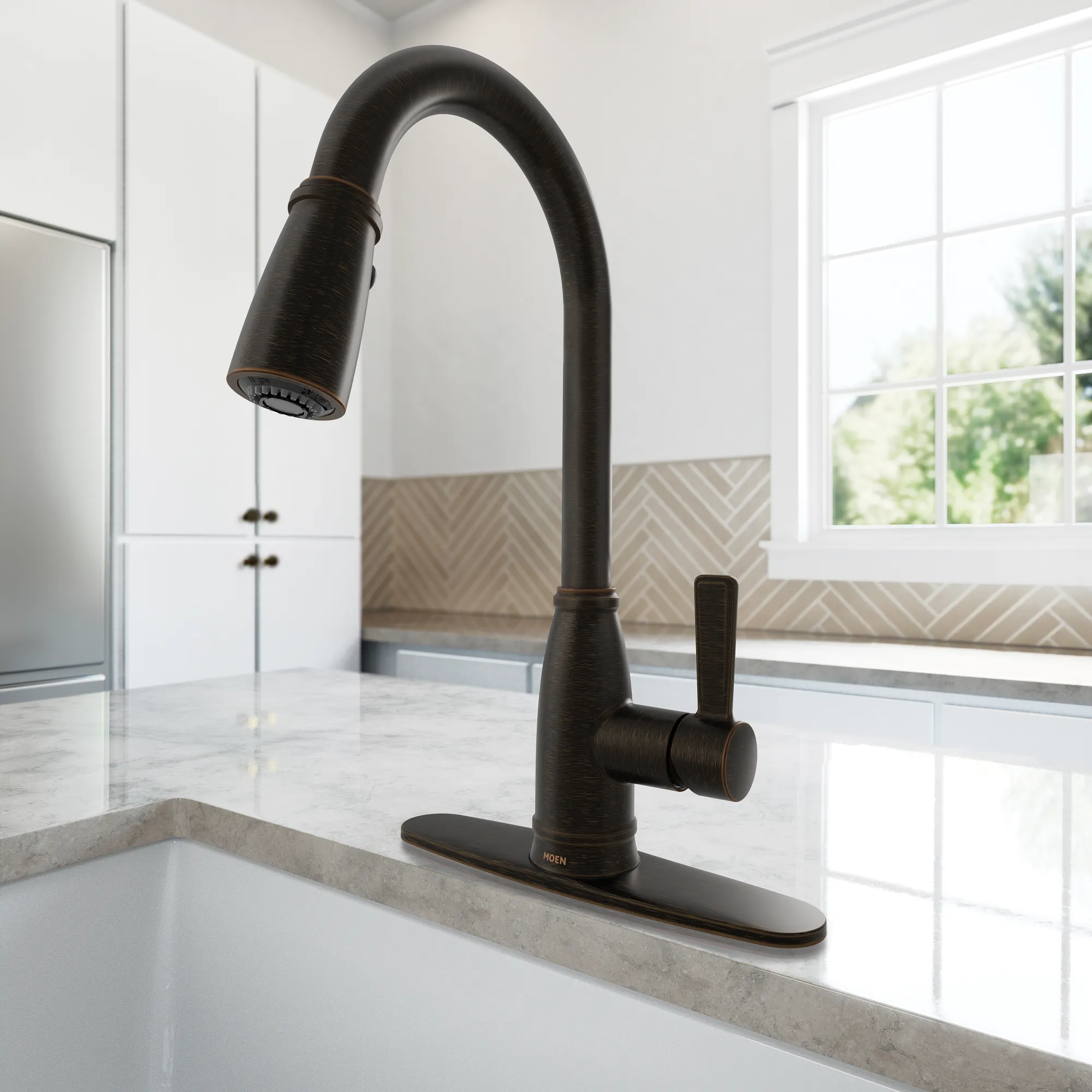 Lilibeth One-Handle High Arc Pulldown Kitchen Faucet - Image 14