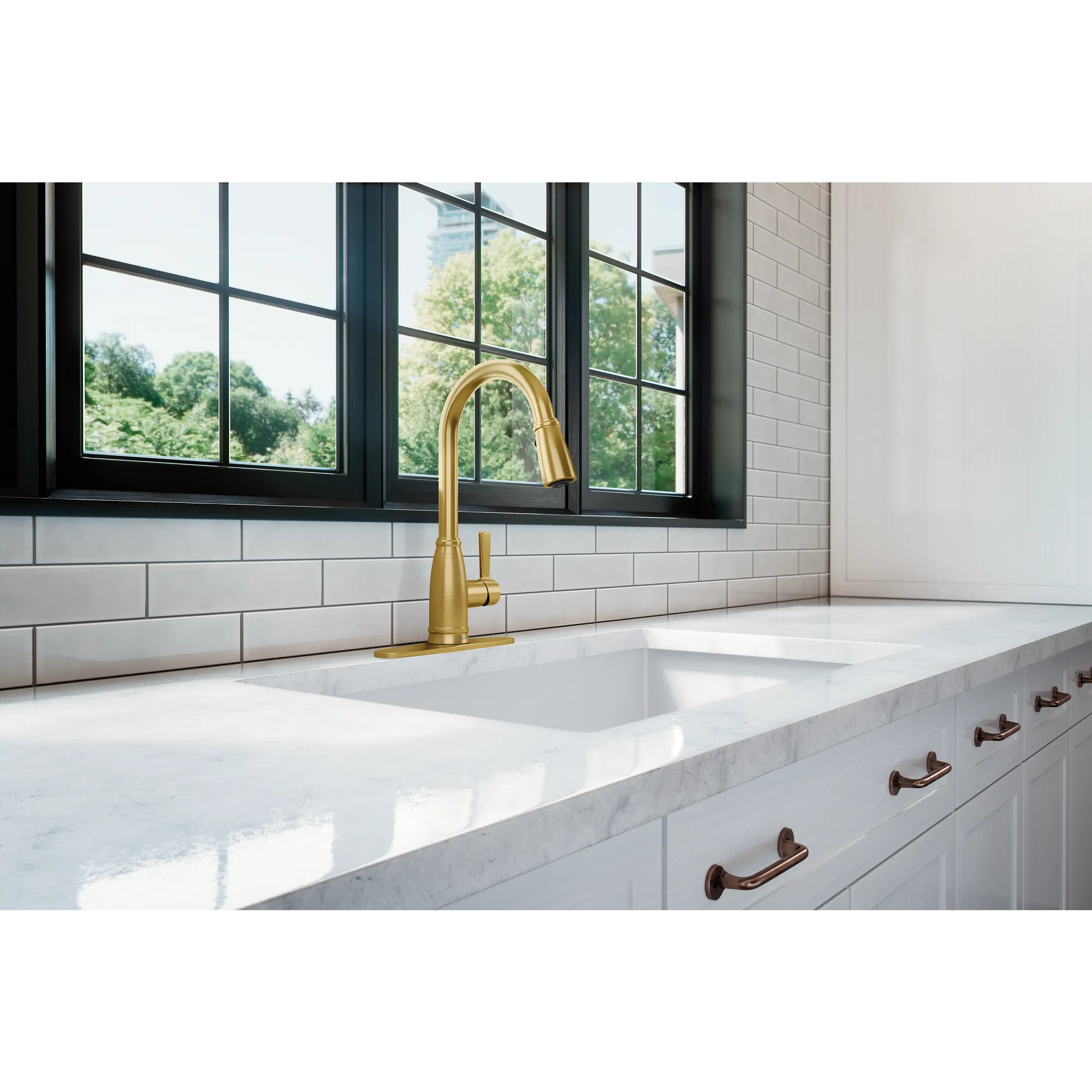 Lilibeth One-Handle High Arc Pulldown Kitchen Faucet - Image 26