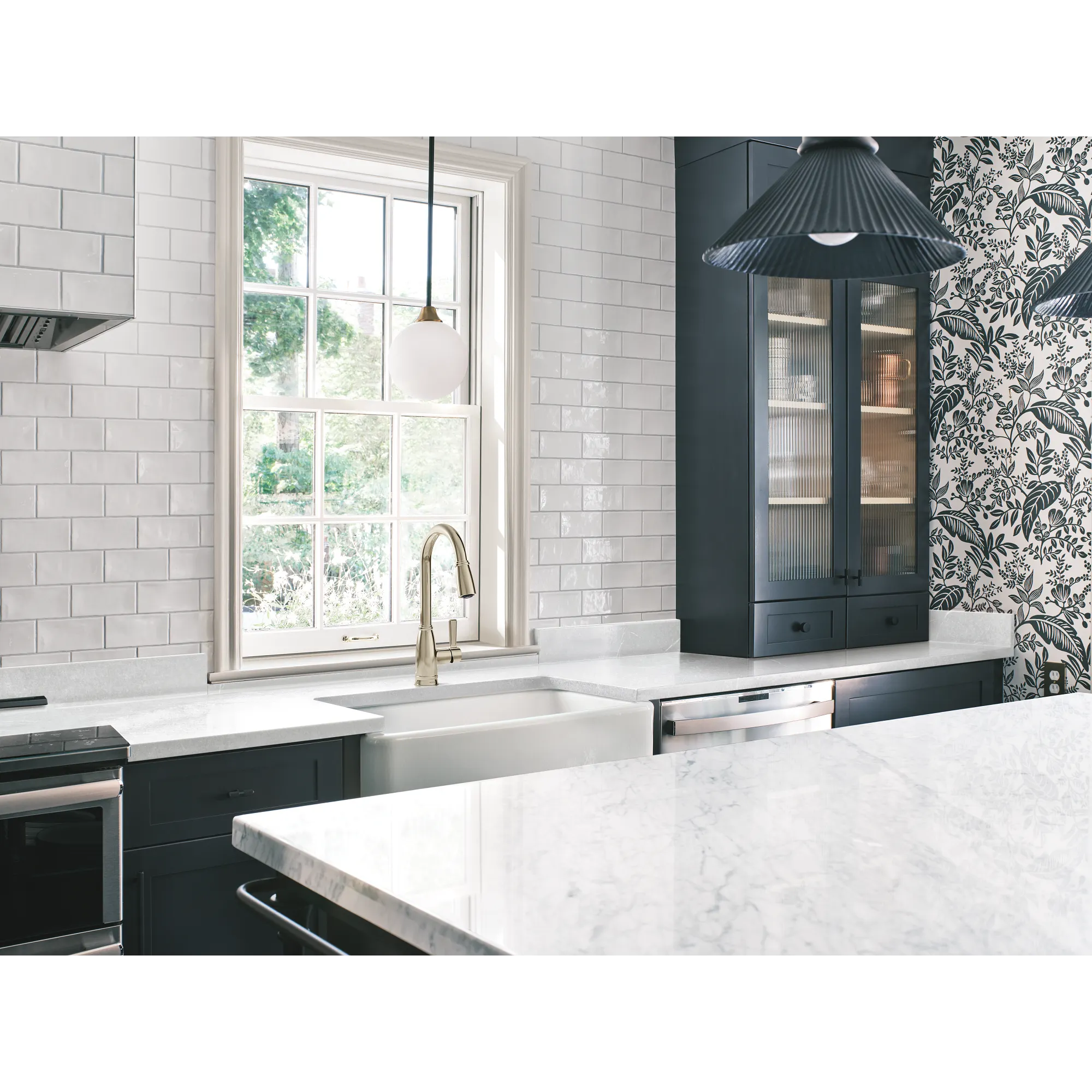 Lilibeth One-Handle High Arc Pulldown Kitchen Faucet - Image 8