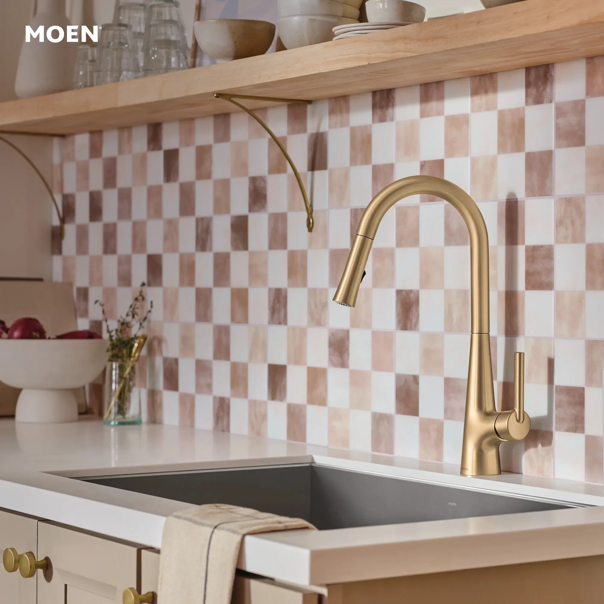 Ronan One-Handle Pulldown Kitchen Faucet with Swivel Control - Image 25