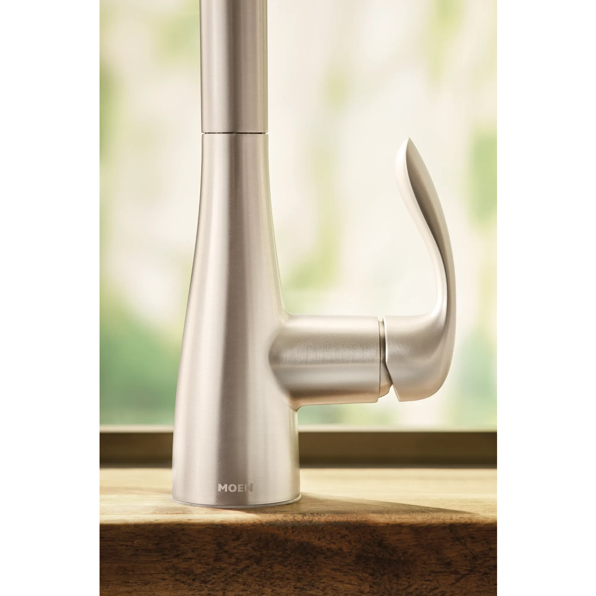 Georgene Spot resist stainless one-handle high arc pulldown kitchen faucet - Image 11