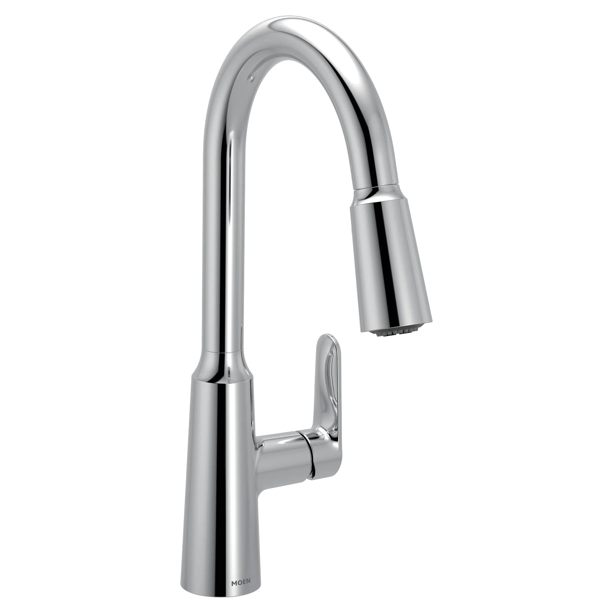 Edwyn Chrome one-handle high arc pulldown kitchen faucet - Image 11