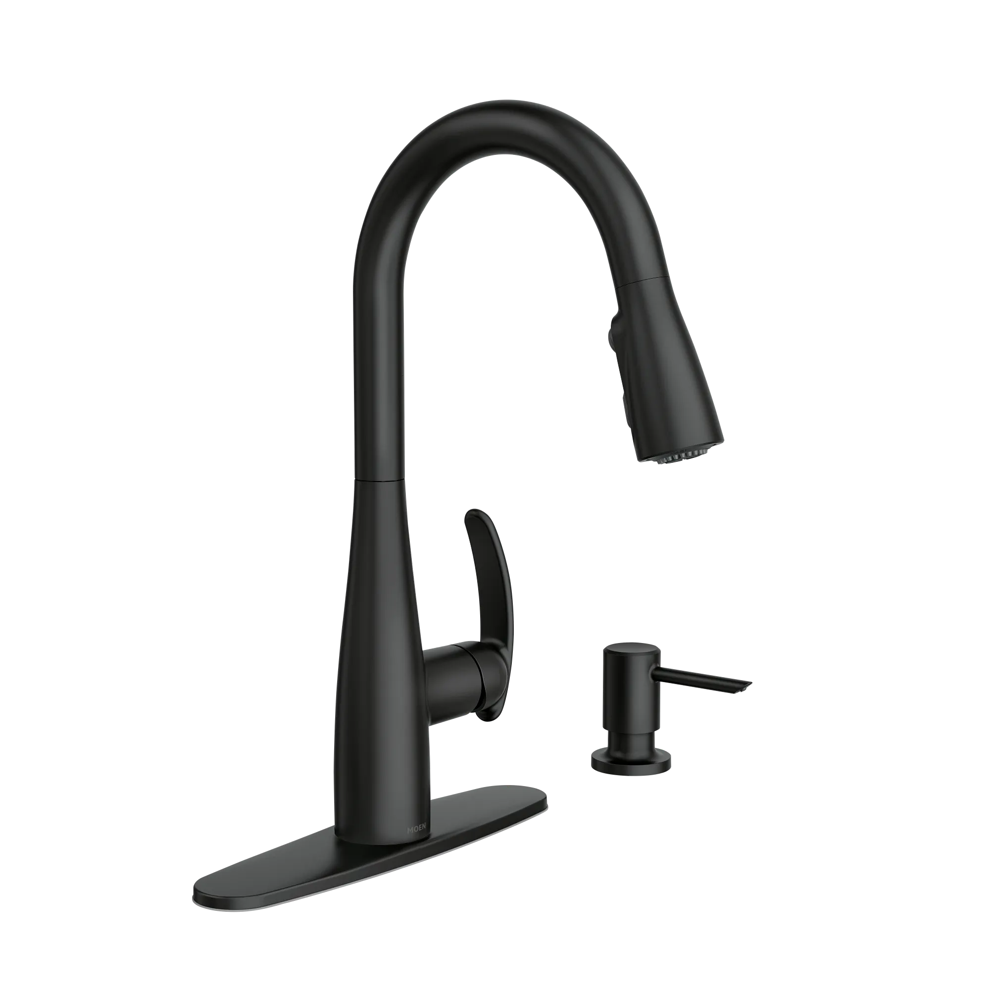 Reyes One-Handle High Arc Pulldown Kitchen Faucet - Image 13