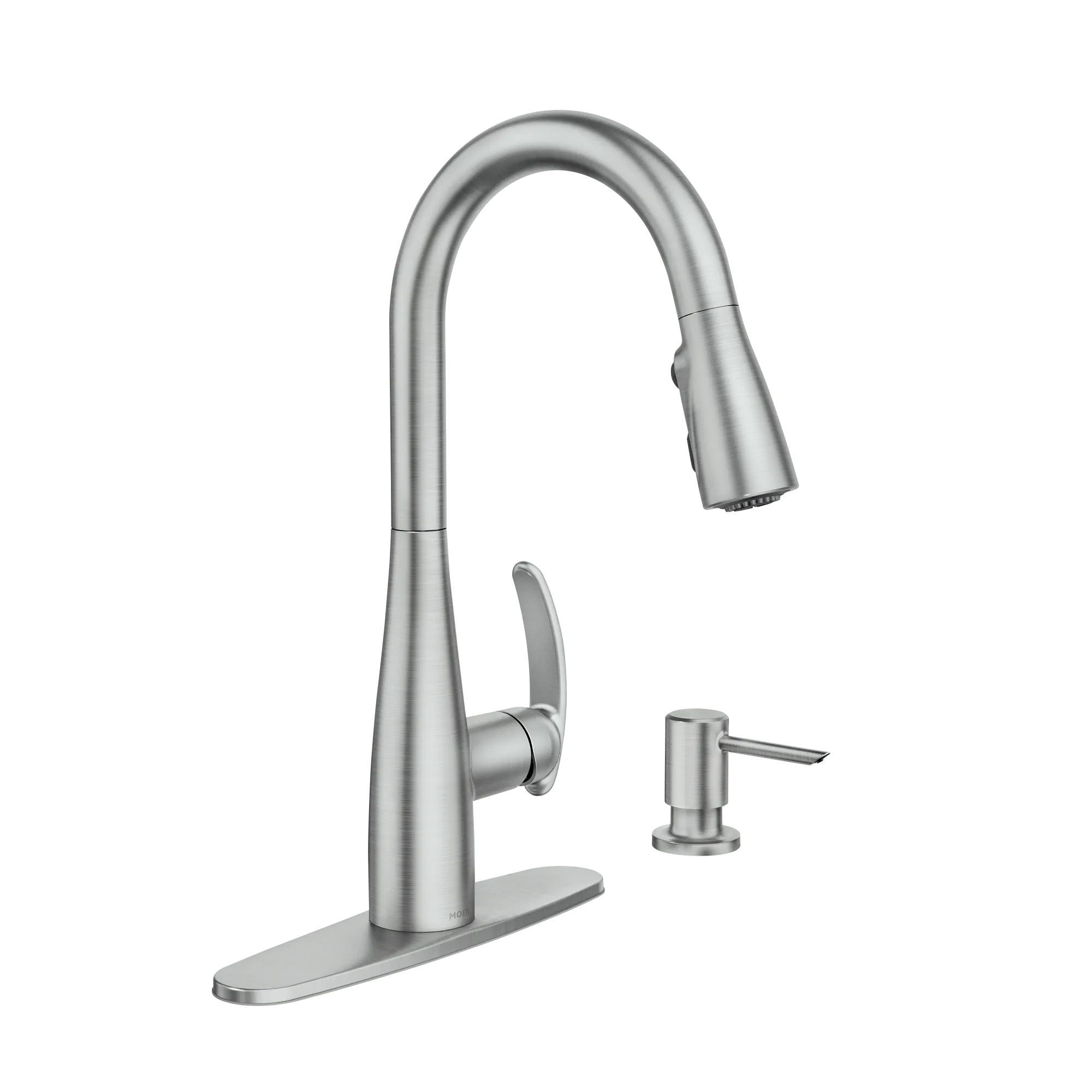 Reyes One-Handle High Arc Pulldown Kitchen Faucet - Image 30