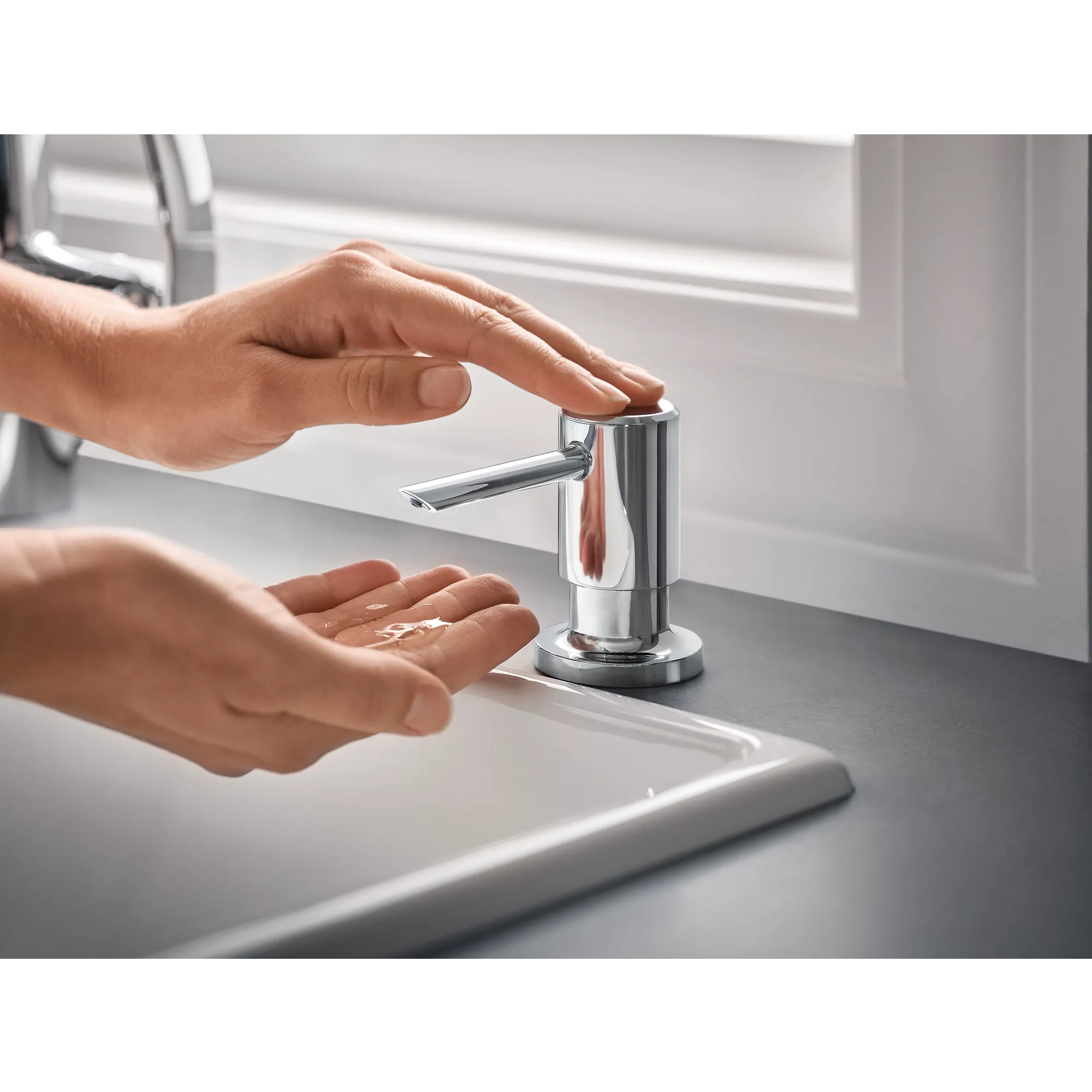 Reyes One-Handle High Arc Pulldown Kitchen Faucet - Image 8