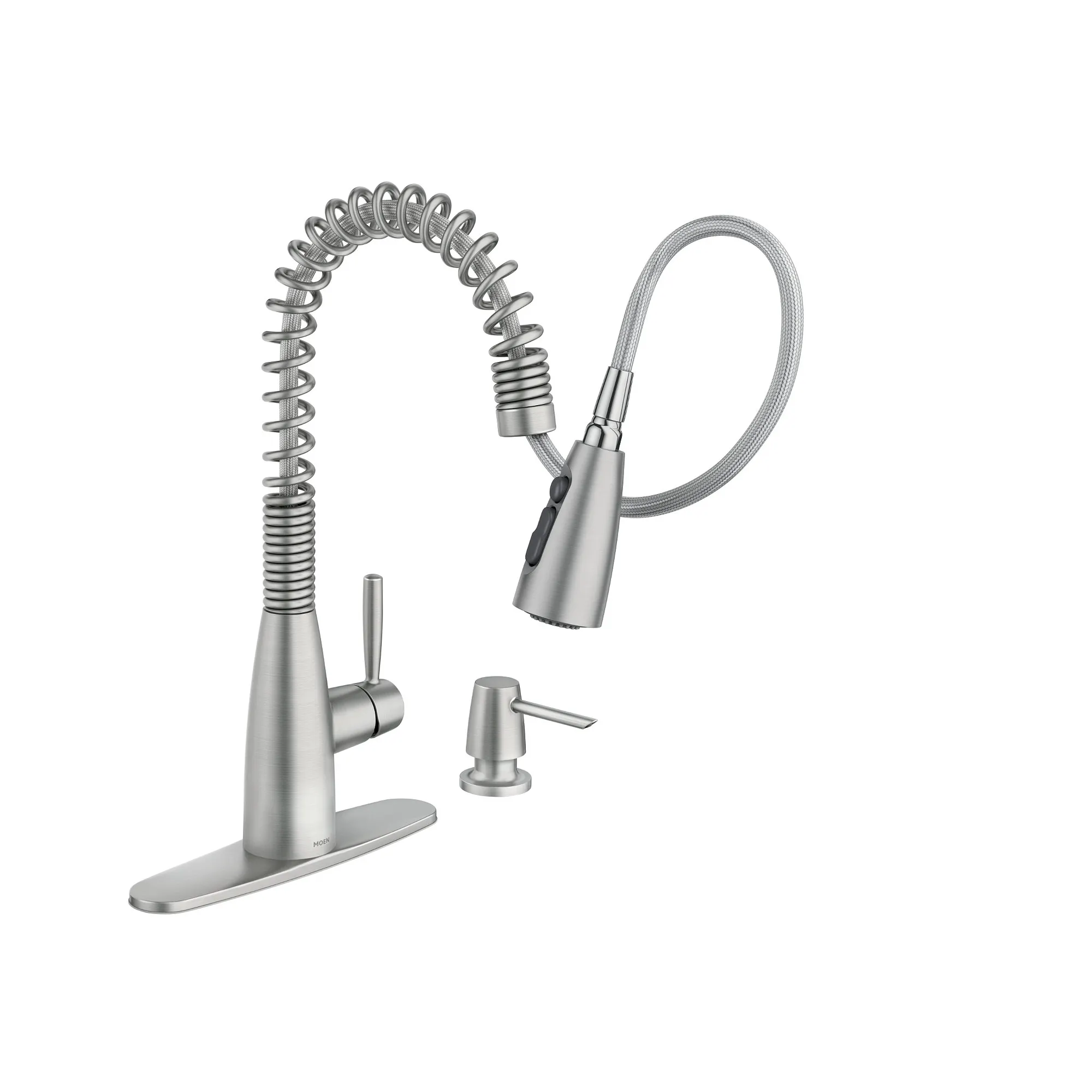 Springvale Matte Black One-Handle Pulldown Kitchen Faucet - Image 18
