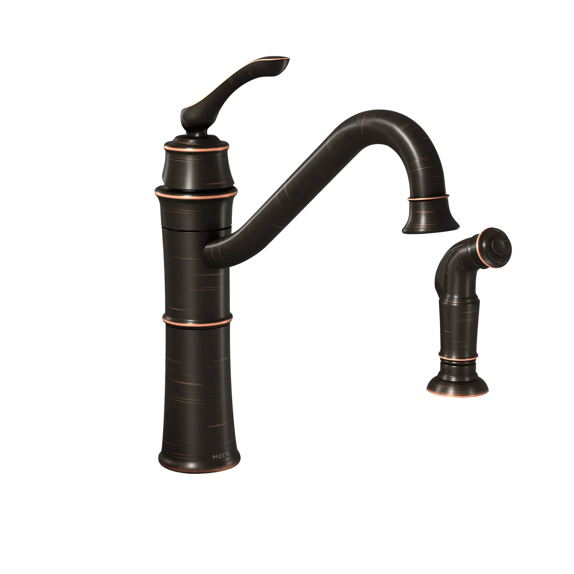 Wetherly Chrome One-Handle High Arc Kitchen Faucet - Image 10