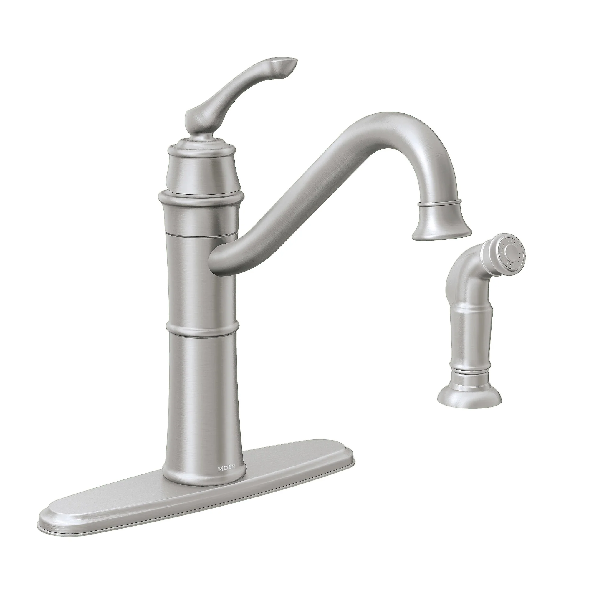 Wetherly Chrome One-Handle High Arc Kitchen Faucet - Image 15
