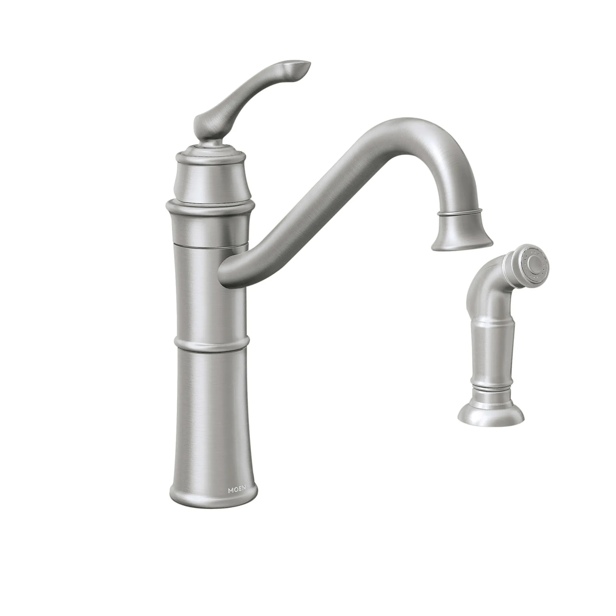 Wetherly Chrome One-Handle High Arc Kitchen Faucet - Image 16